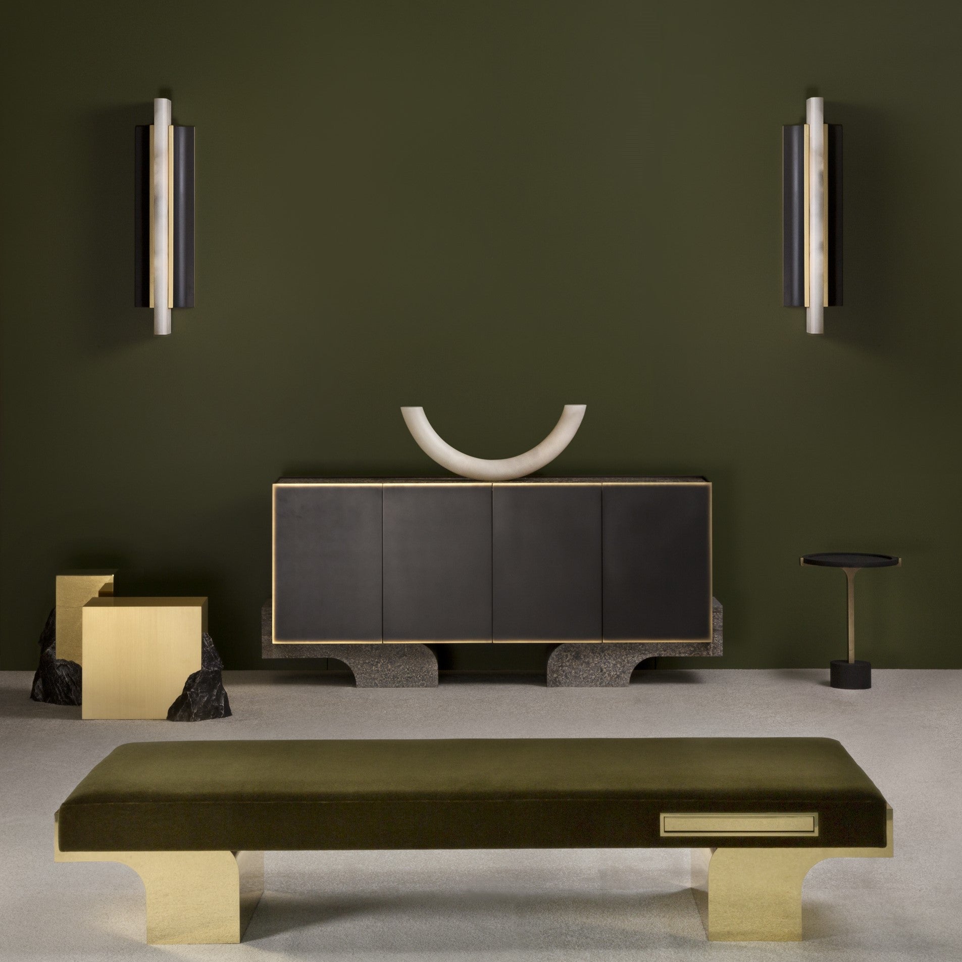 Elsilisra Modern Art LED Alabaster Wall Lamp-Letslighting