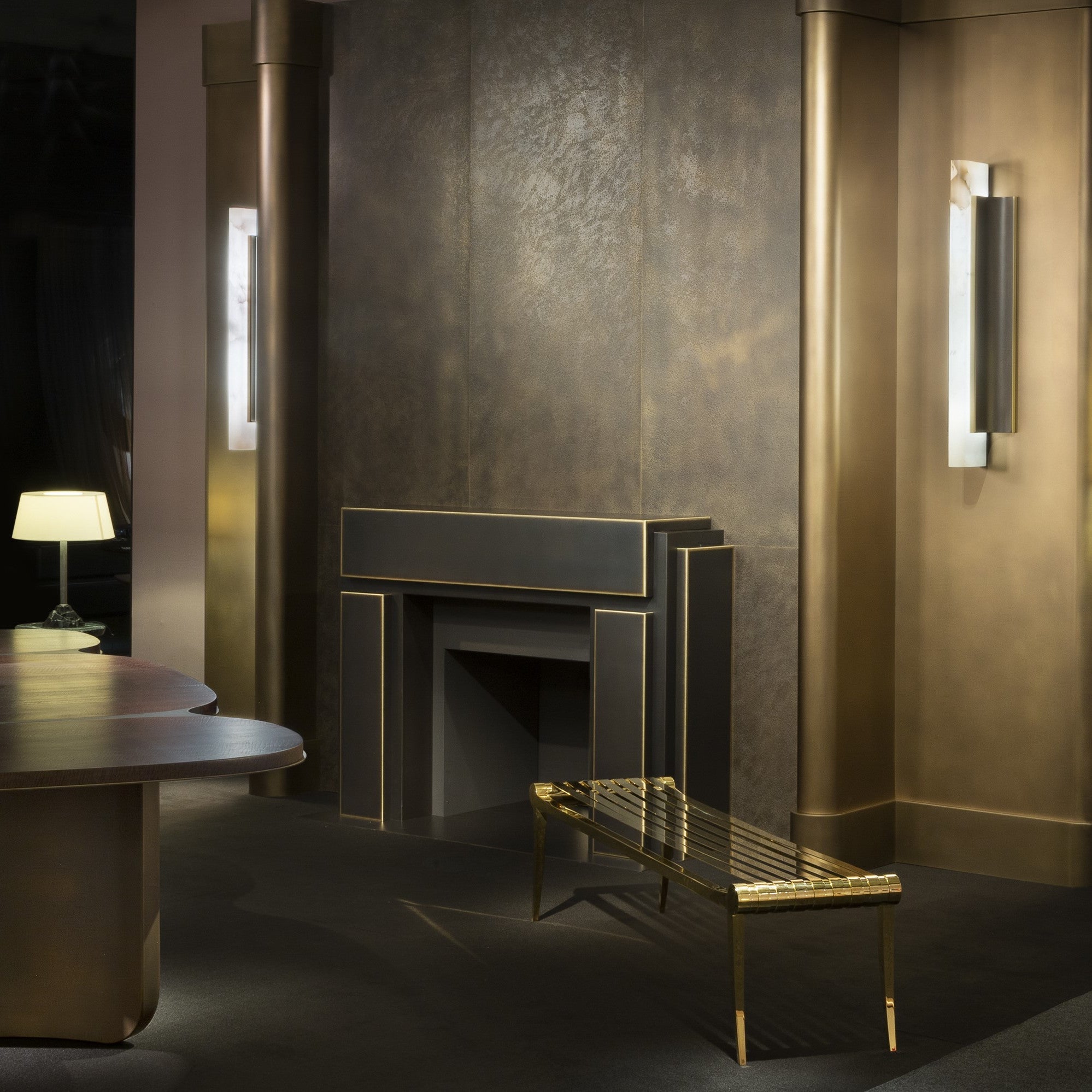 Elsilisra Modern Art LED Alabaster Wall Lamp-Letslighting