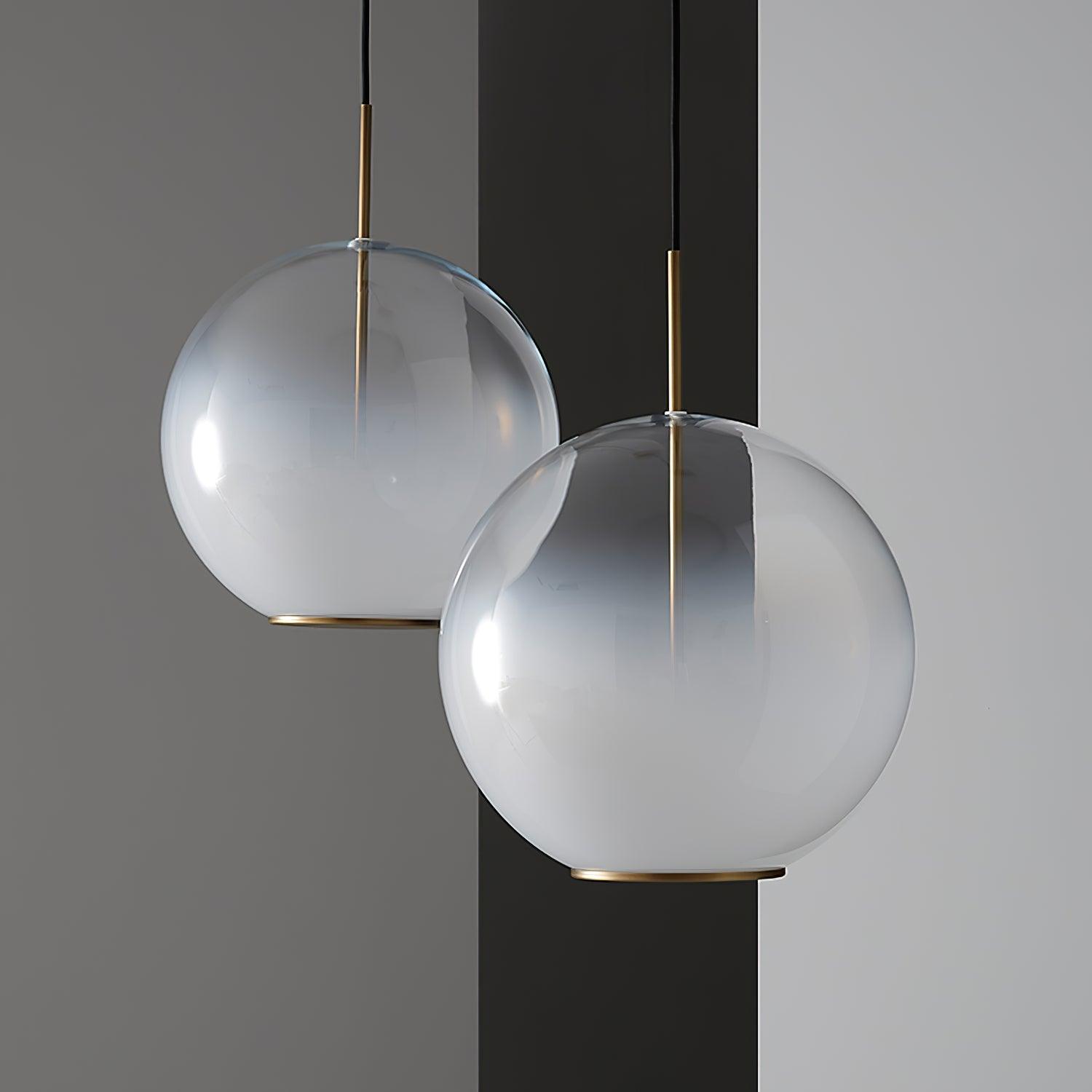 Lustra Pendelleuchte Rauchgrau Glas Farbverlauf-Letslighting