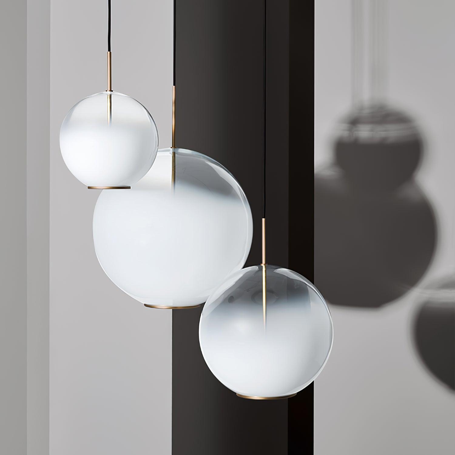 Lustra Pendelleuchte Rauchgrau Glas Farbverlauf-Letslighting