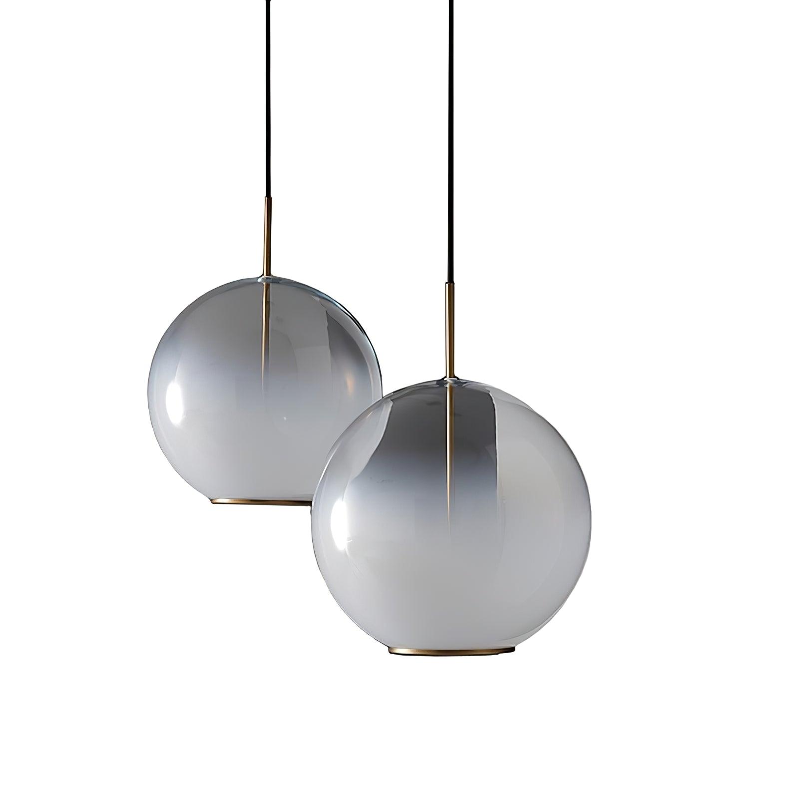 Lustra Pendelleuchte Rauchgrau Glas Farbverlauf-Letslighting