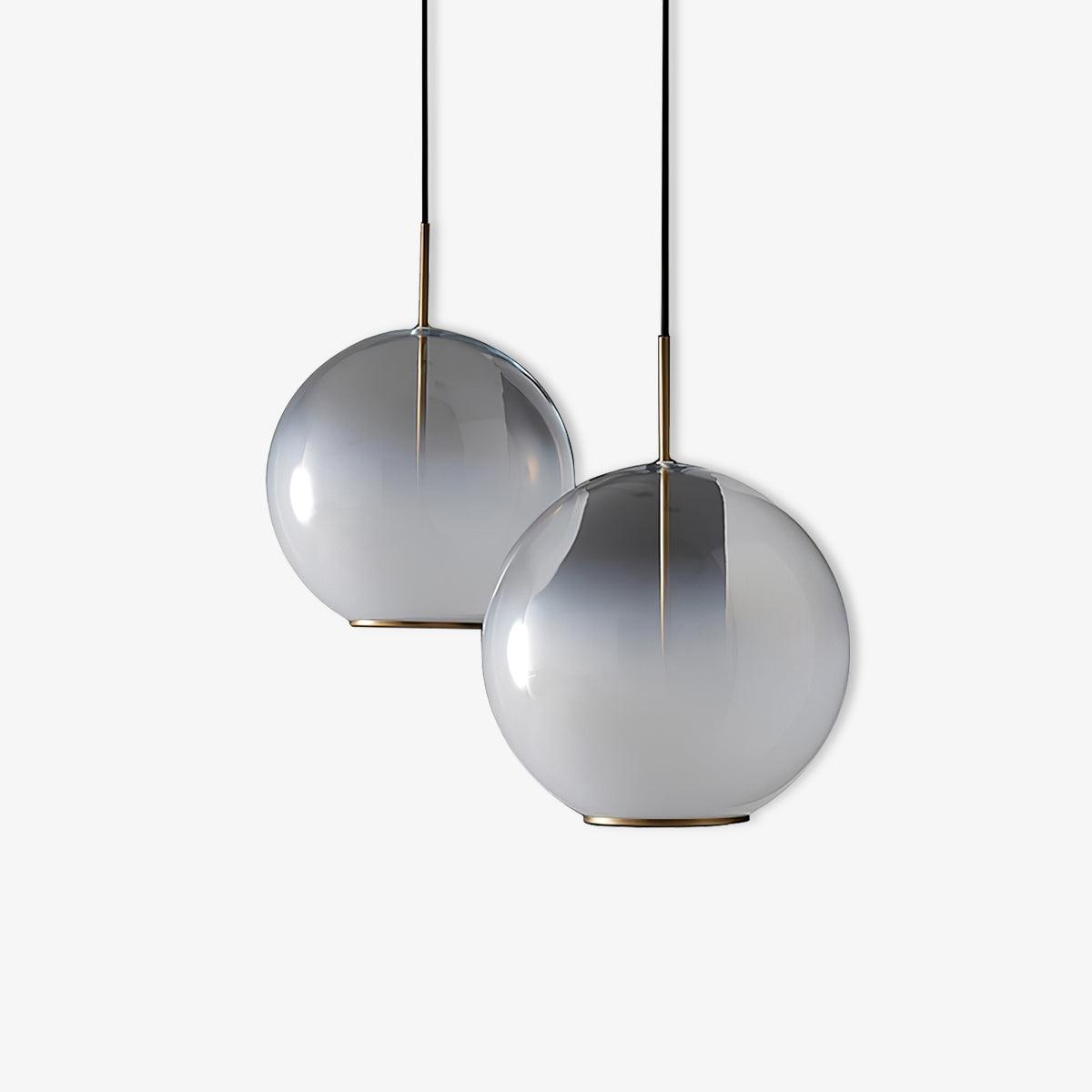 Lustra Pendelleuchte Rauchgrau Glas Farbverlauf-Letslighting