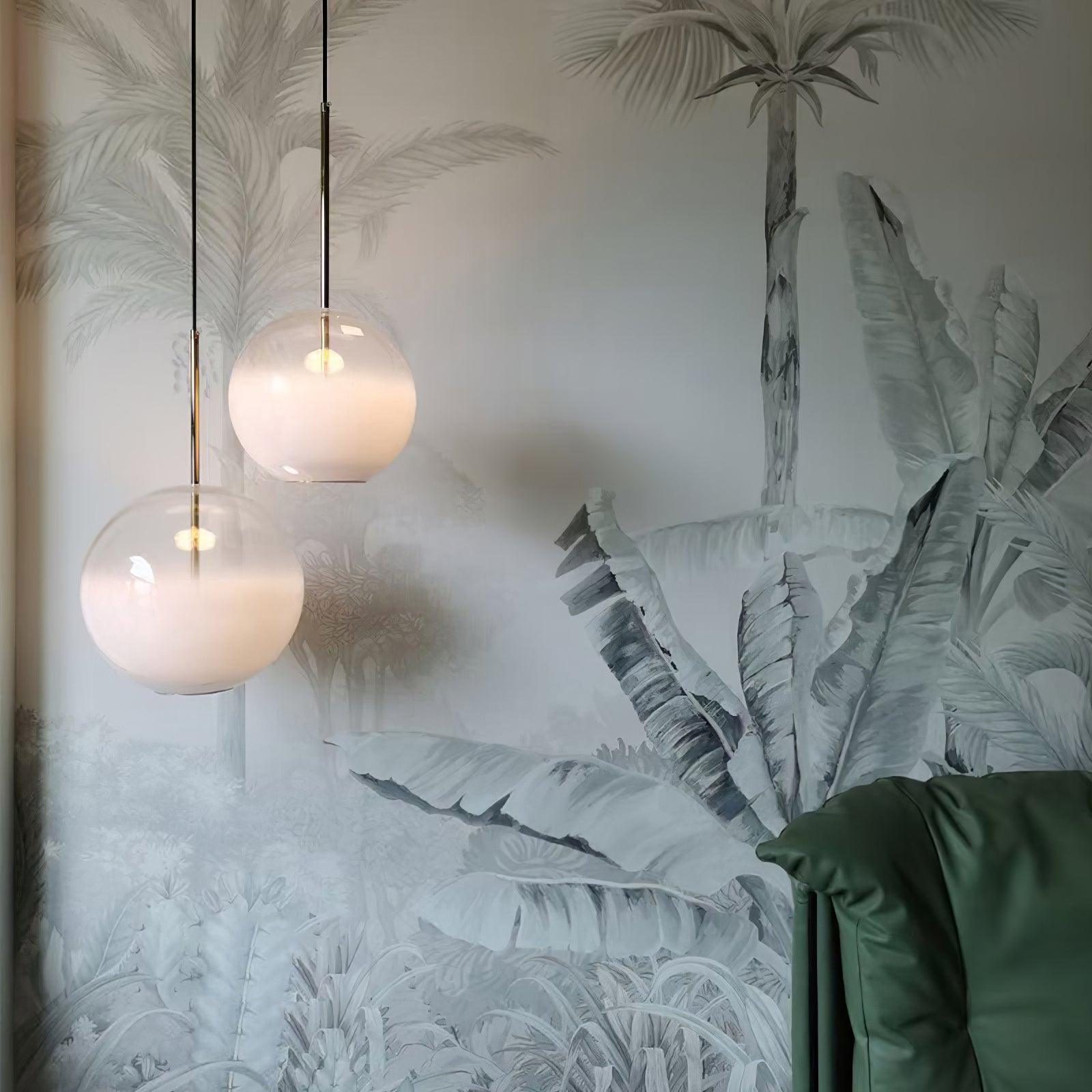 Lustra Pendelleuchte Rauchgrau Glas Farbverlauf-Letslighting