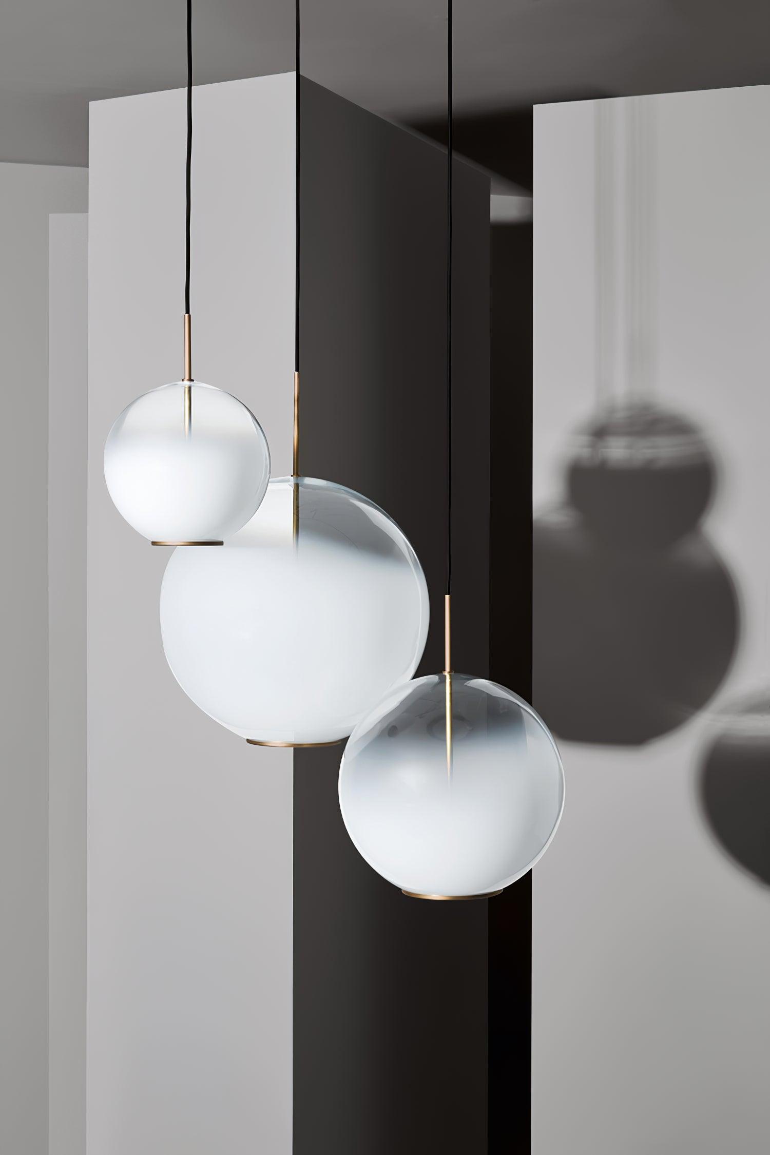 Lustra Pendelleuchte Rauchgrau Glas Farbverlauf-Letslighting