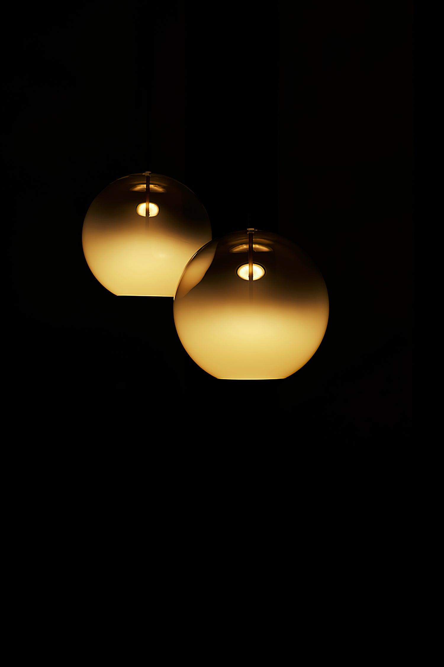 Lustra Pendelleuchte Rauchgrau Glas Farbverlauf-Letslighting