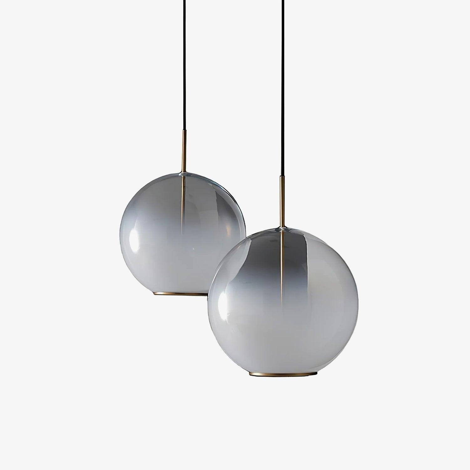 Lustra Pendelleuchte Rauchgrau Glas Farbverlauf-Letslighting