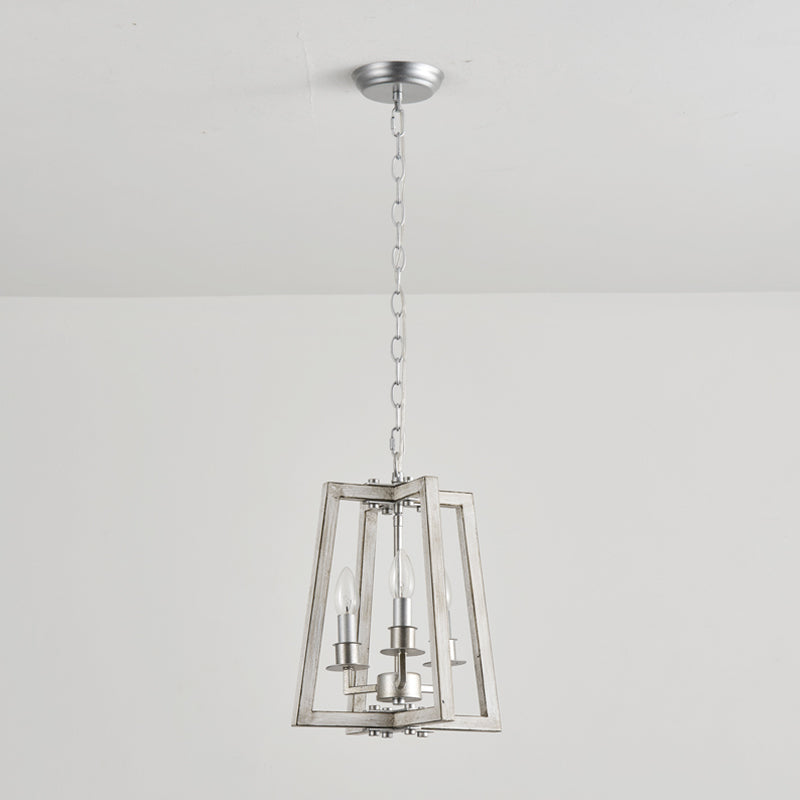 Tinsley Vintage Offener Rahmen Holz Pendelleuchte-Letslighting