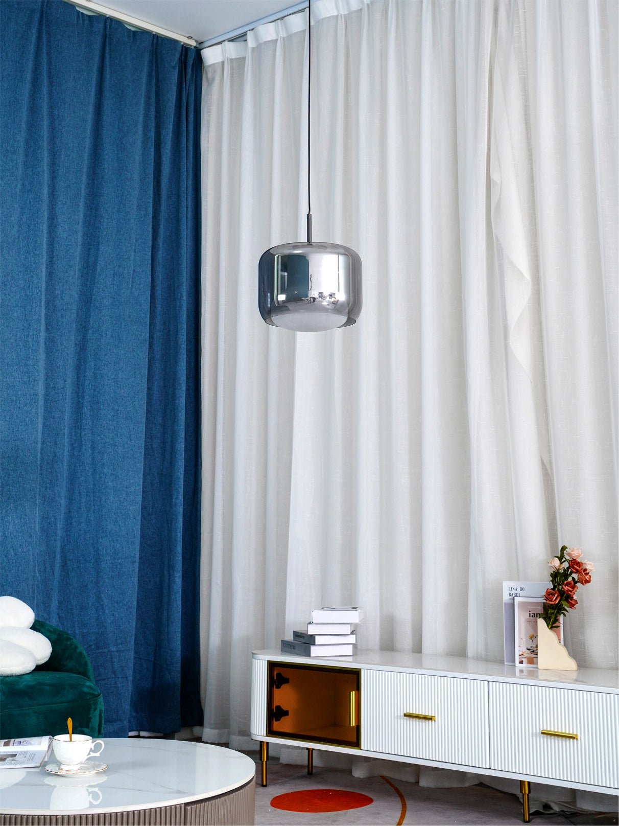 Vella Modern Glass Pendant Lamp-Letslighting