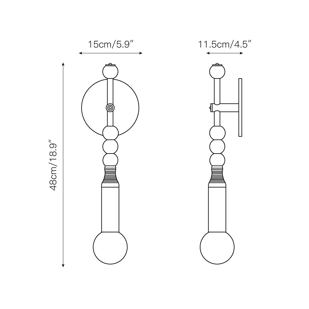 Icarira Modern Minimalist Marble Wall Lamp - Letslighting