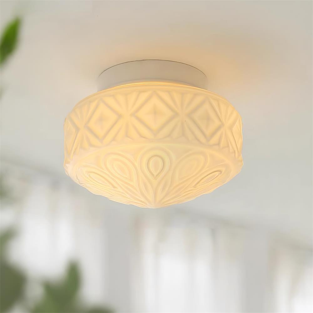 Evale Mattglas Bündigmontage Deckenleuchte-Letslighting