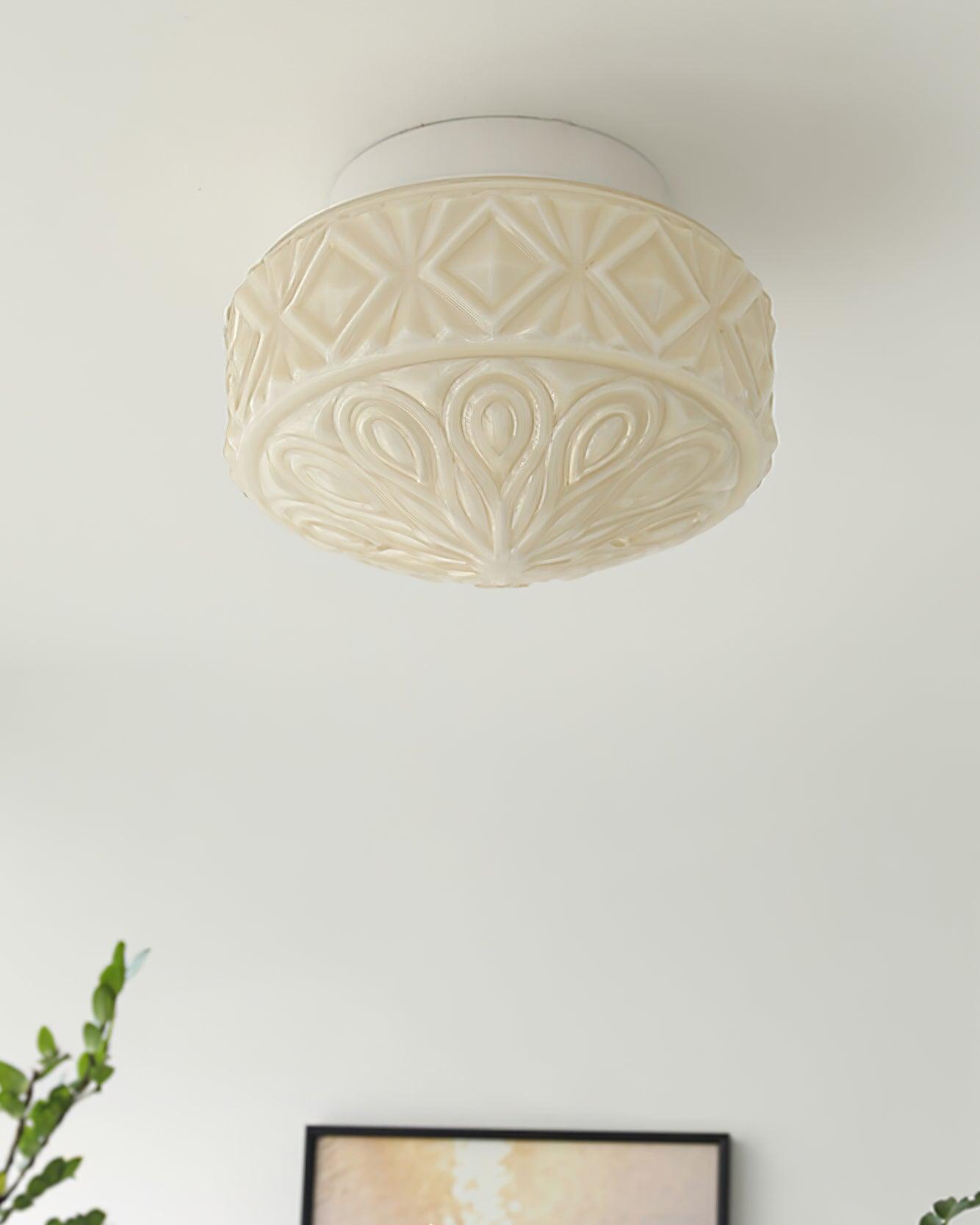 Evale Mattglas Bündigmontage Deckenleuchte-Letslighting
