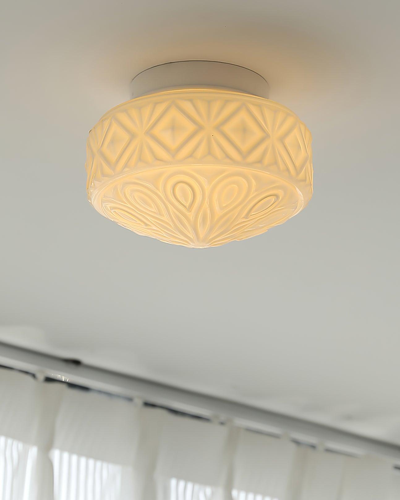Evale Mattglas Bündigmontage Deckenleuchte-Letslighting