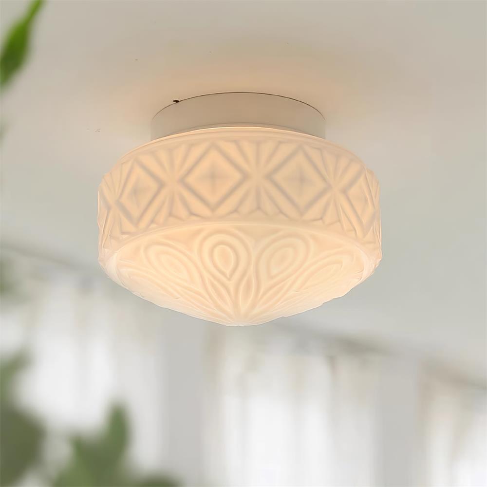 Evale Mattglas Bündigmontage Deckenleuchte-Letslighting