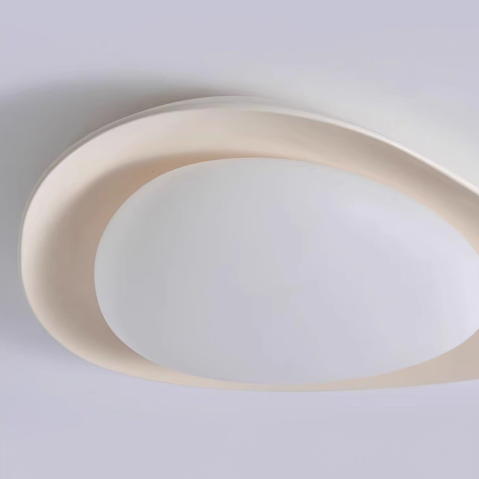 Blex Deckenleuchte in Grün & Beige mit Kieselform