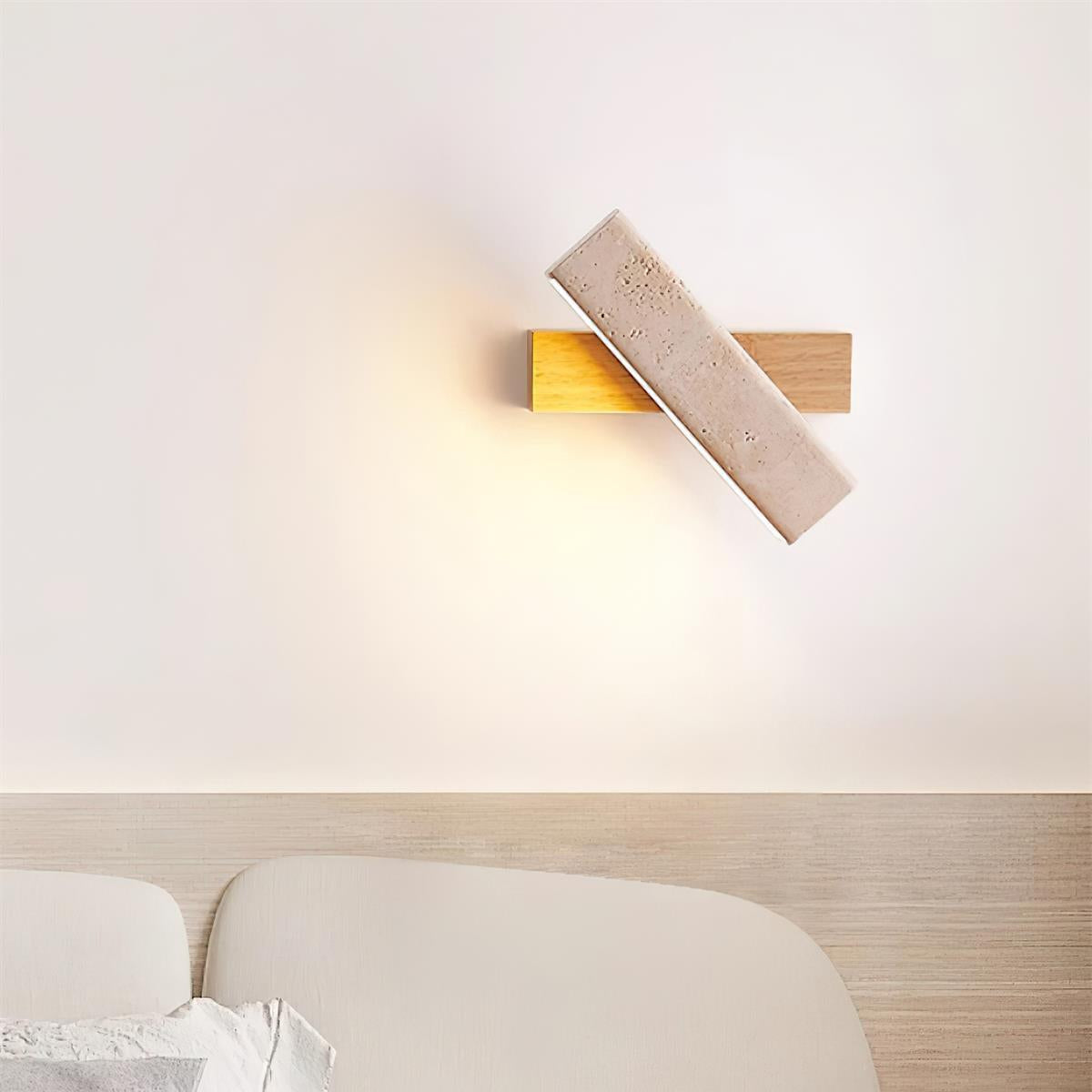 Orbit Travertine Rotating Wall Lamp - Letslighting