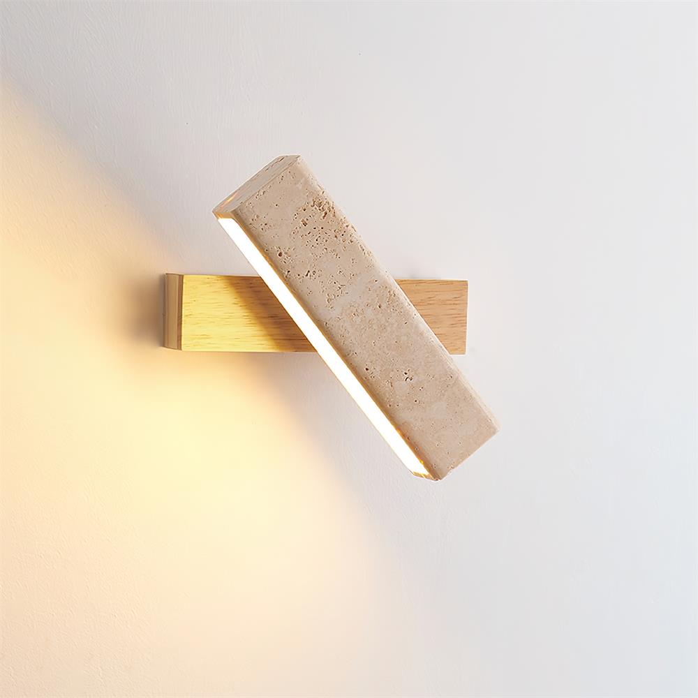 Orbit Travertine Rotating Wall Lamp - Letslighting