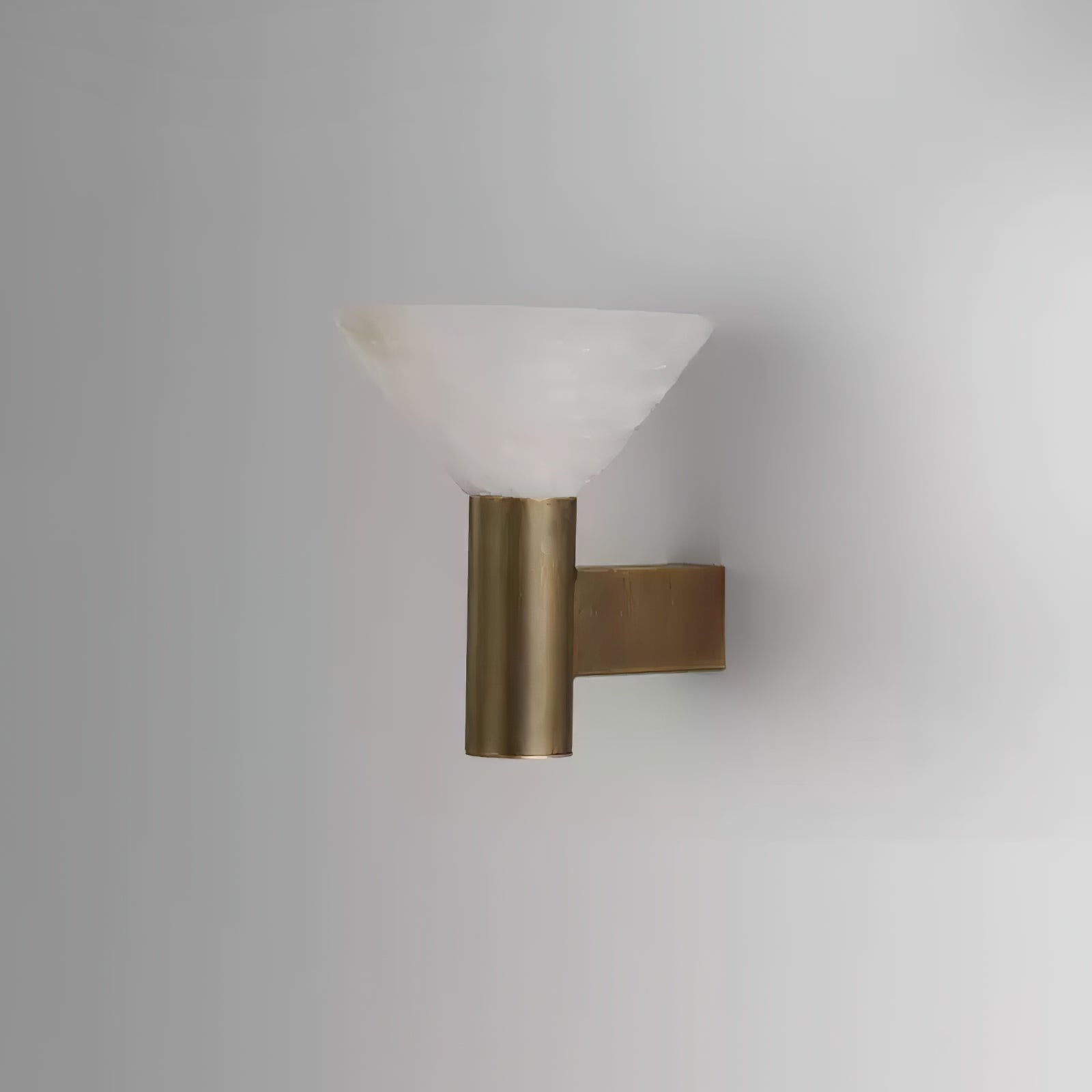 Eurnoria Cone Alabaster Wall Light - Neutralighting