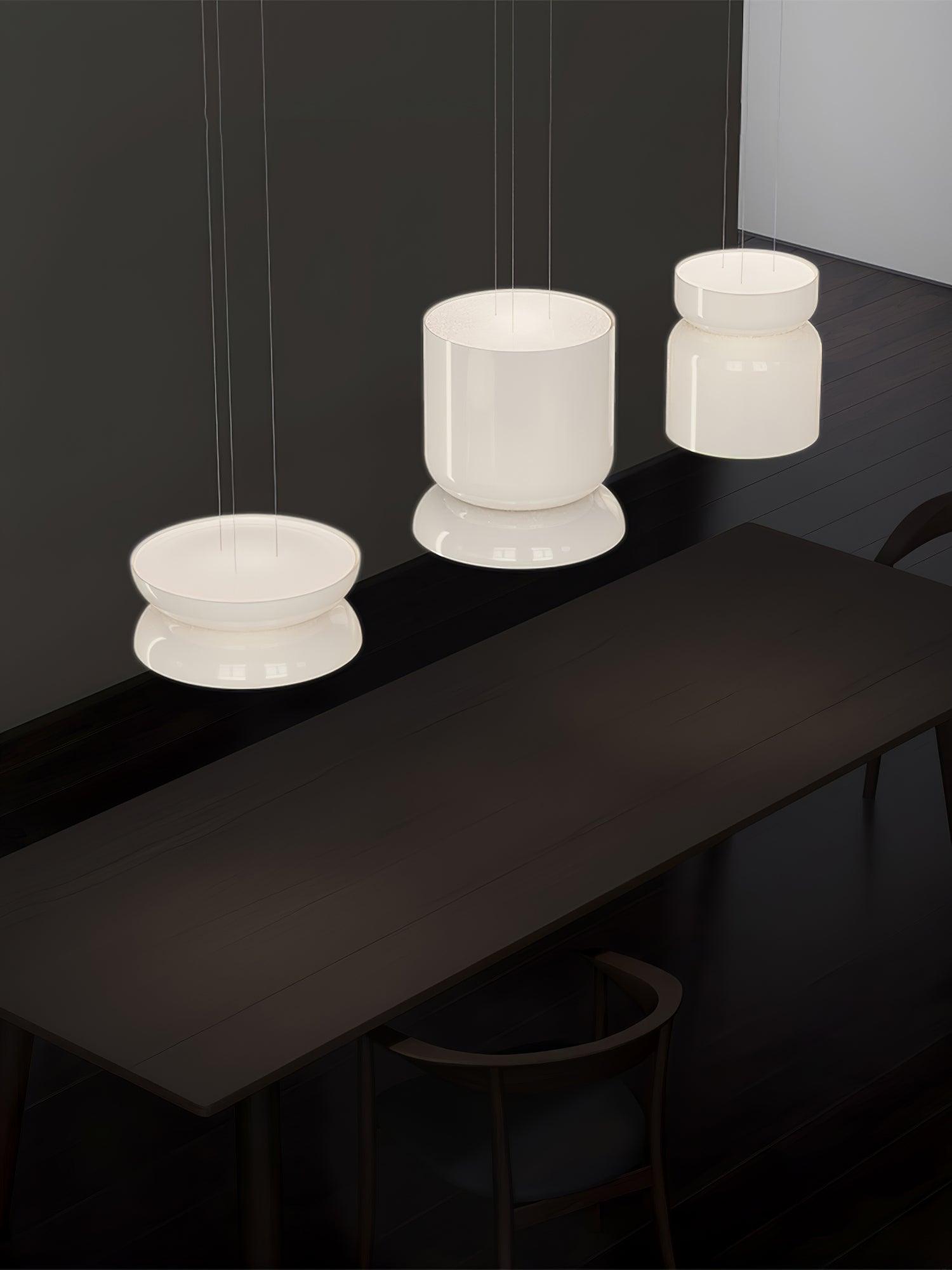 Casorion Modern Minimalistisch LED Glas Pendelleuchte-Letslighting