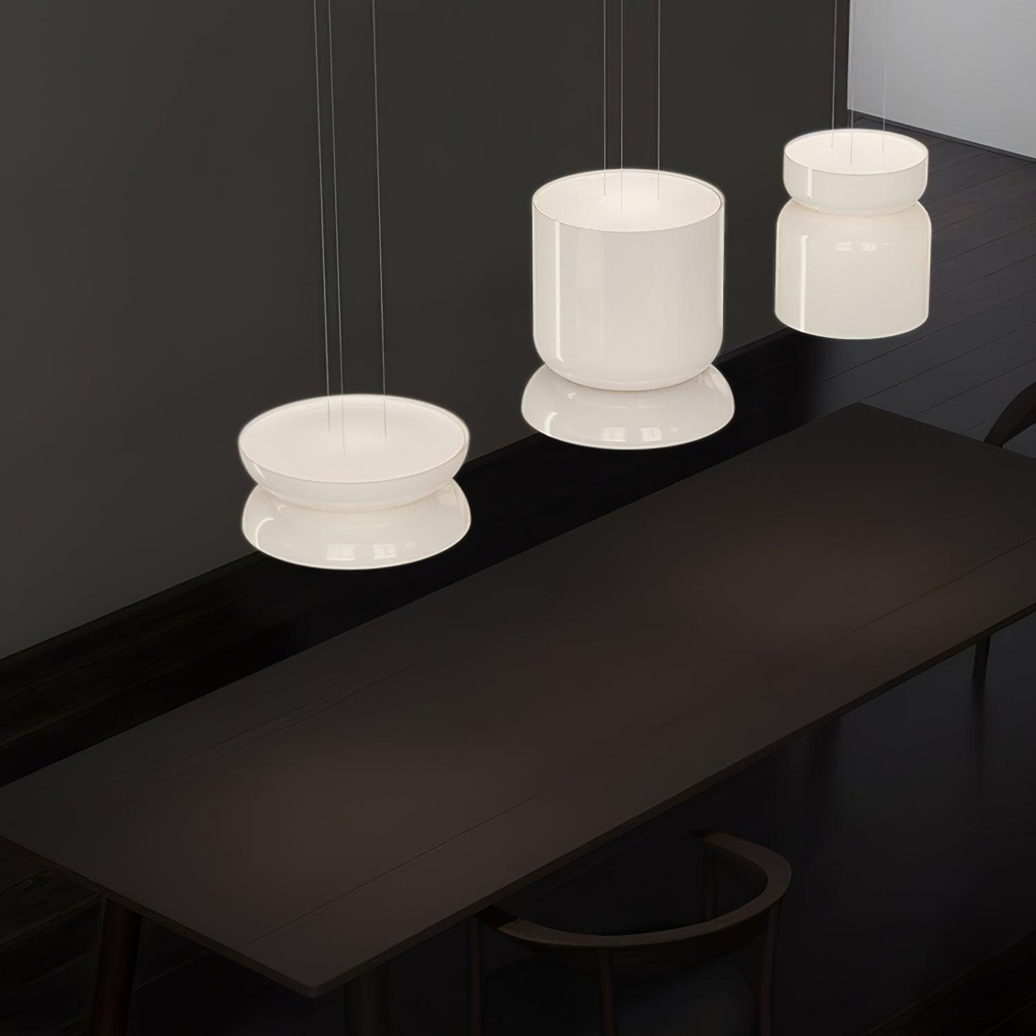Casorion Modern Minimalistisch LED Glas Pendelleuchte-Letslighting
