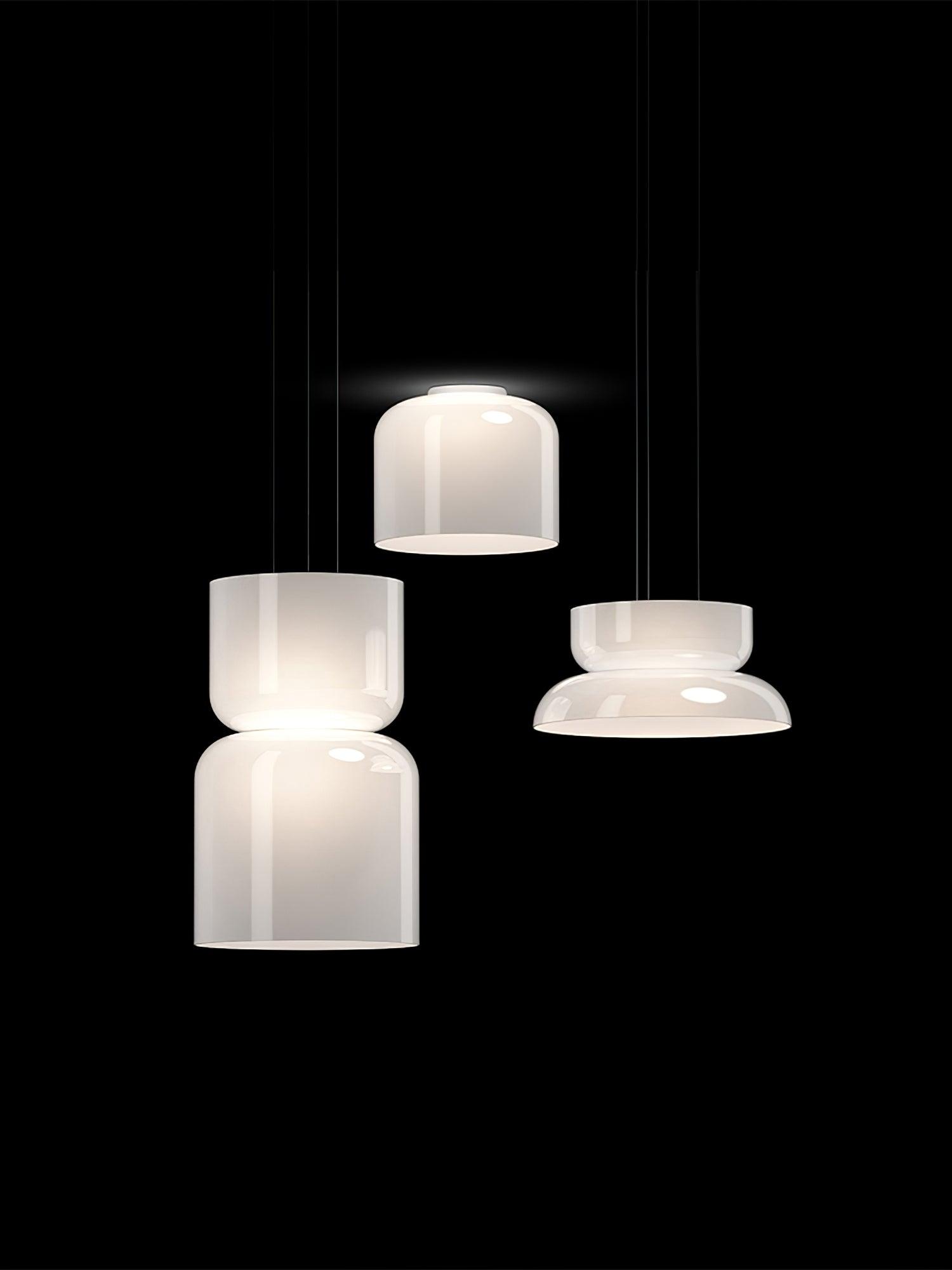 Casorion Modern Minimalistisch LED Glas Pendelleuchte-Letslighting