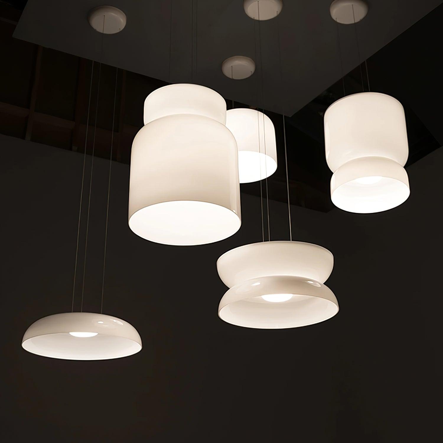Casorion Modern Minimalistisch LED Glas Pendelleuchte-Letslighting