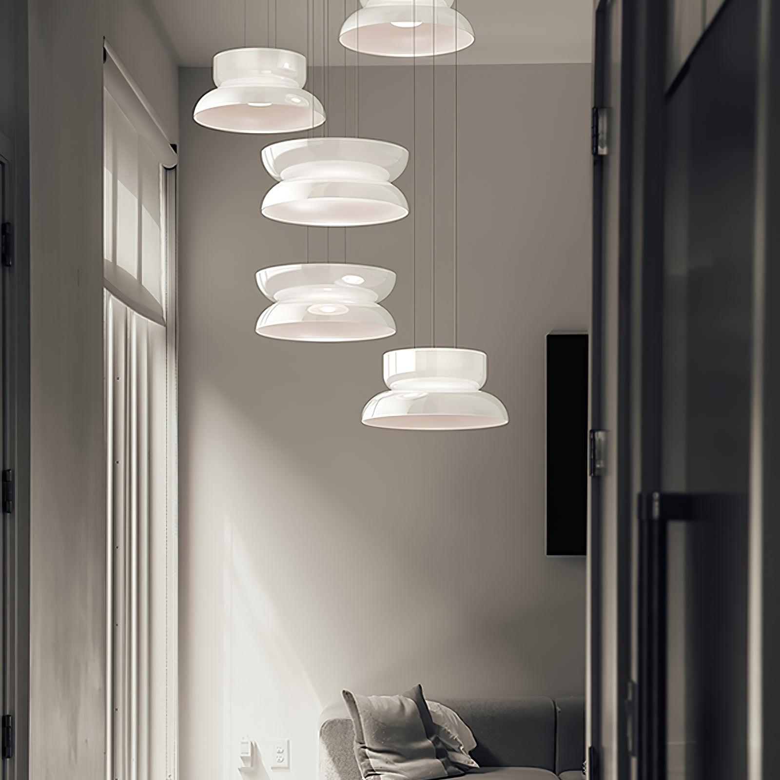 Casorion Modern Minimalistisch LED Glas Pendelleuchte-Letslighting