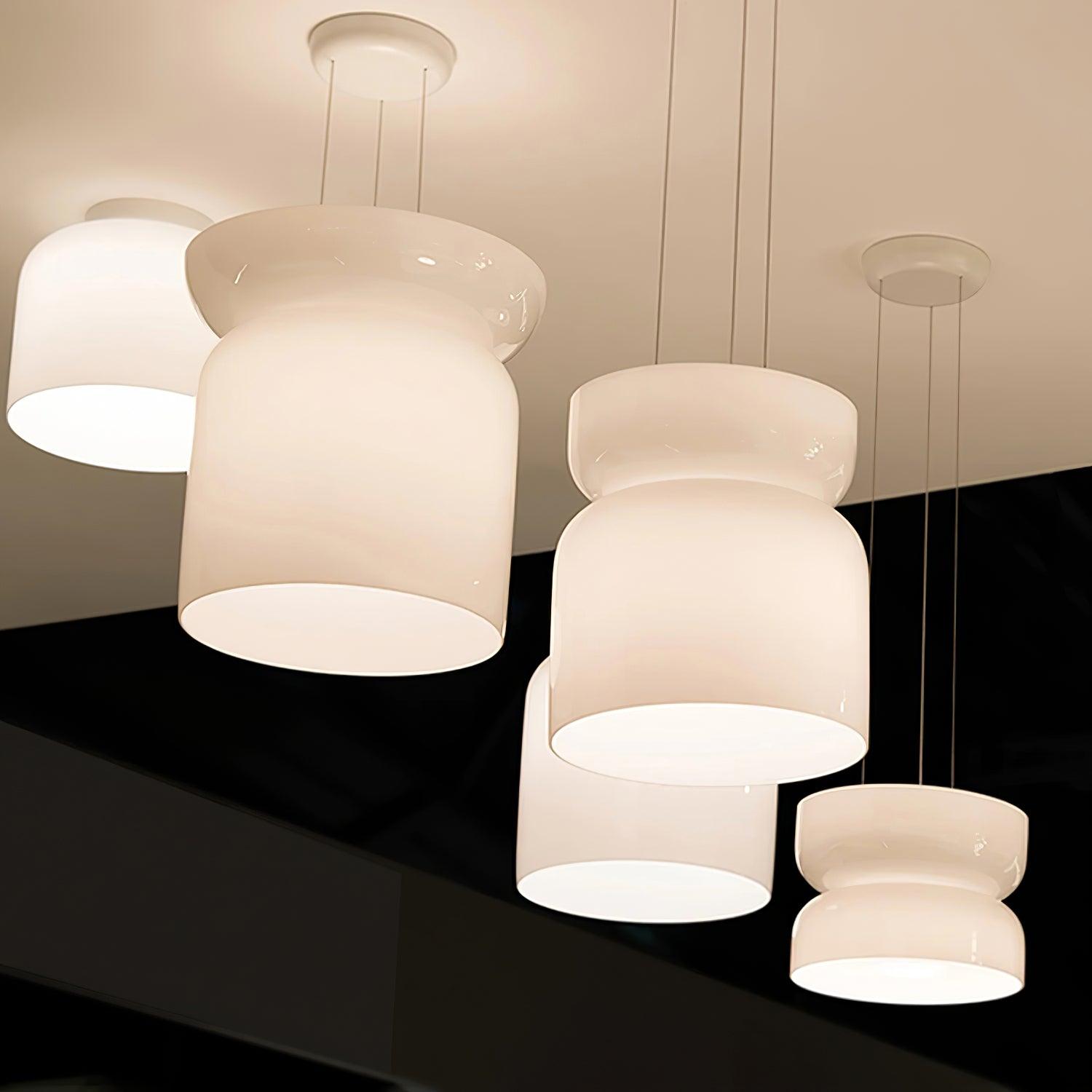 Casorion Modern Minimalistisch LED Glas Pendelleuchte-Letslighting