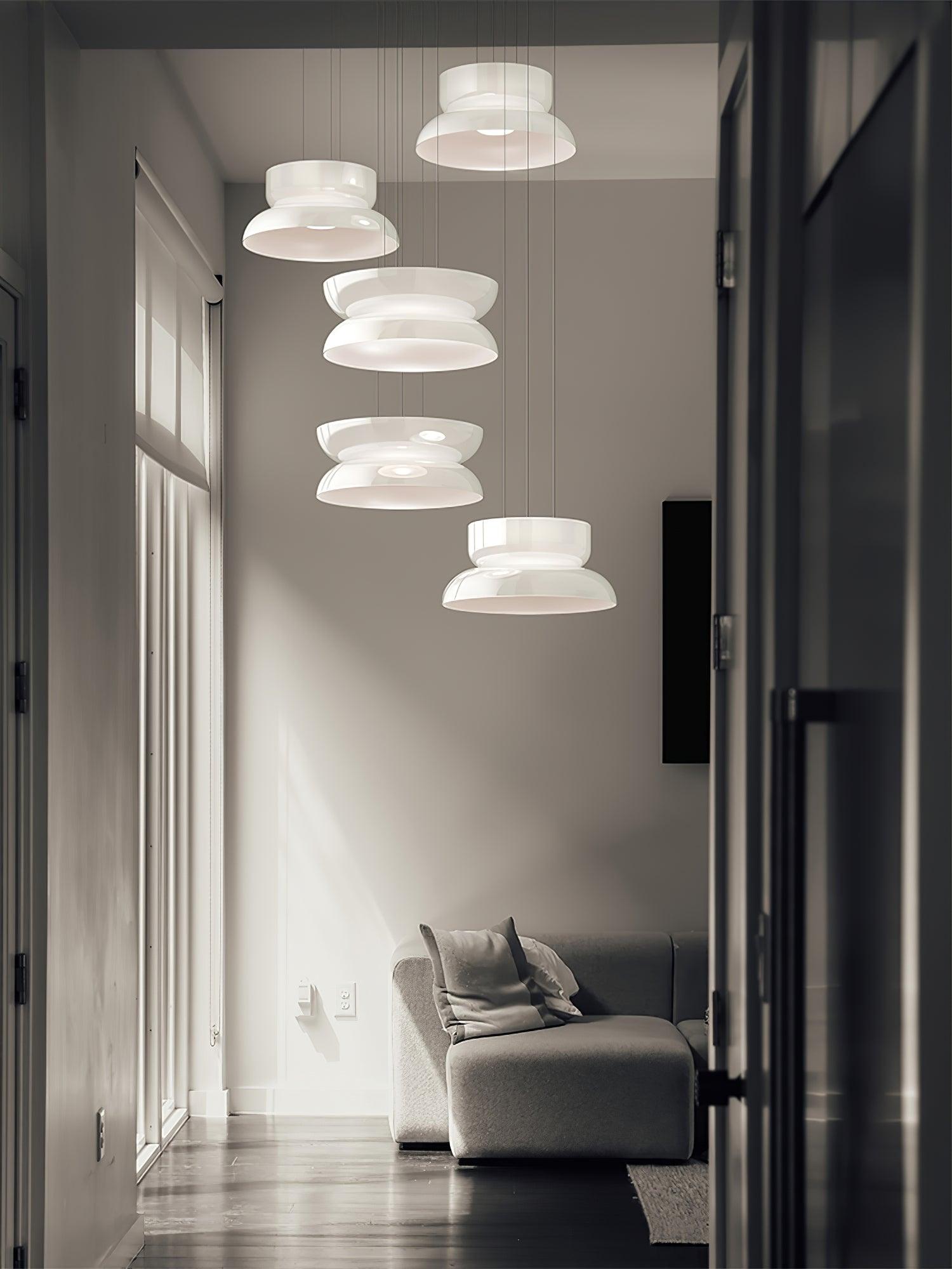 Casorion Modern Minimalistisch LED Glas Pendelleuchte-Letslighting