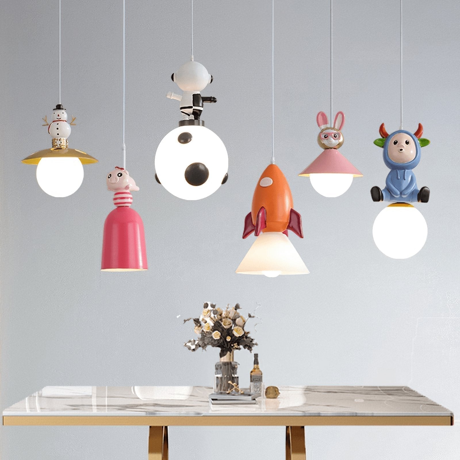 Orabella Pendelleuchte Glas Regentropfen-Letslighting
