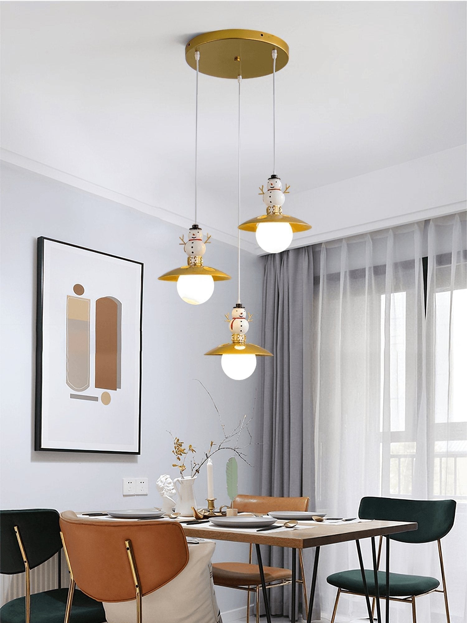 Orabella Pendelleuchte Glas Regentropfen-Letslighting