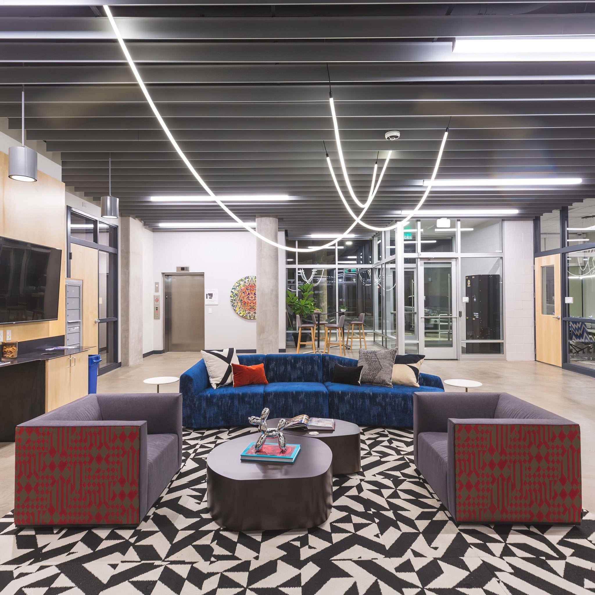 Solara Pendant Lamp Flexible Curve Silicone Brass - Letslighting