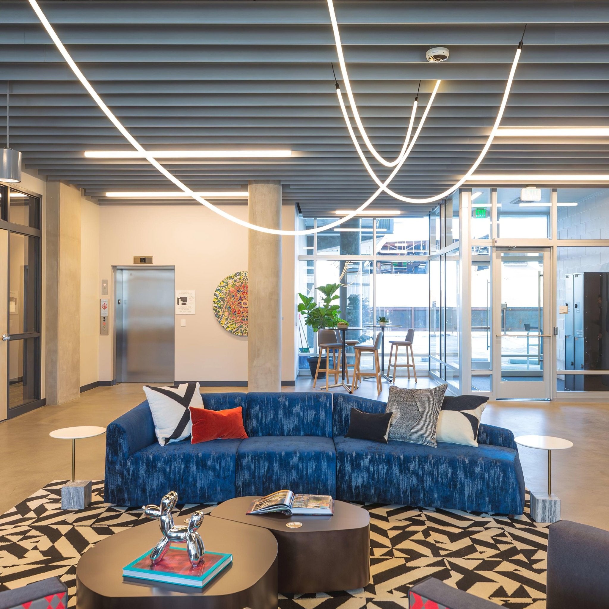 Solara Pendant Lamp Flexible Curve Silicone Brass - Letslighting