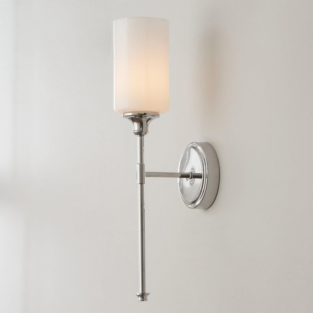 Tracie Vintage Industrie Messing Glas Wandleuchte-Letslighting