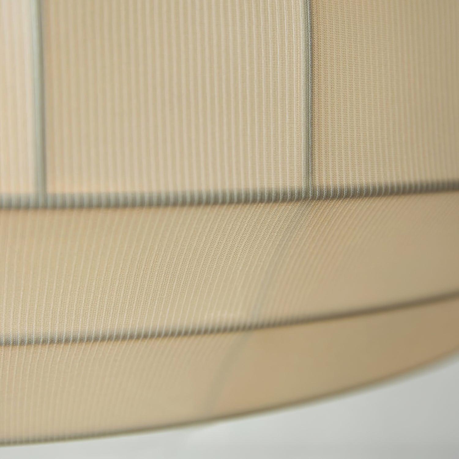 Pendant Lamp Silk Shade White Fabric Vertical Lines Soft Modern Minimalist - Letslighting