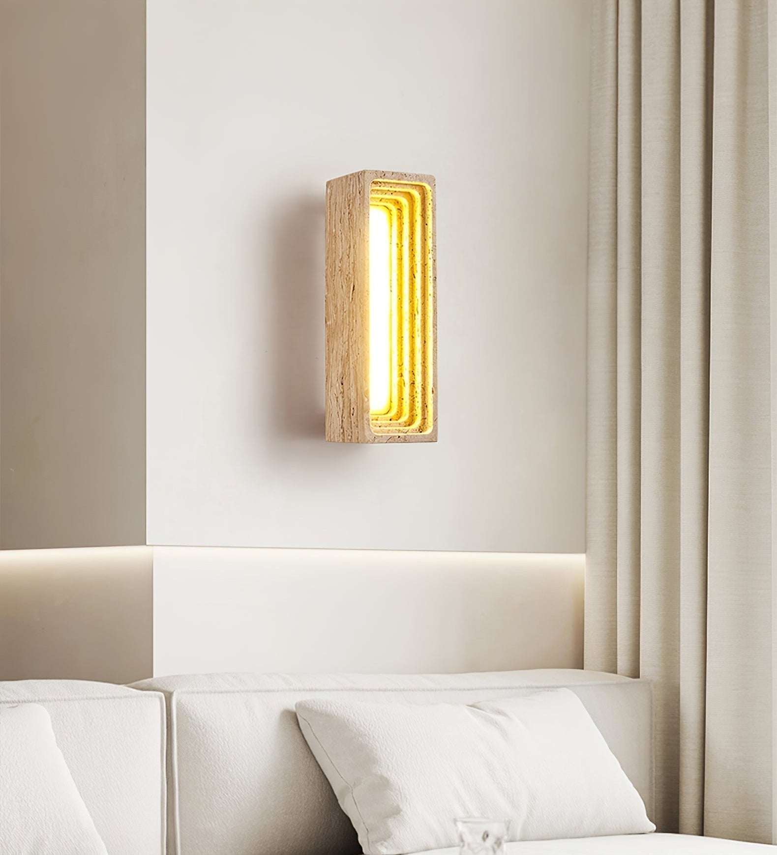 Atheila Travertine Wall Light - Neutralighting