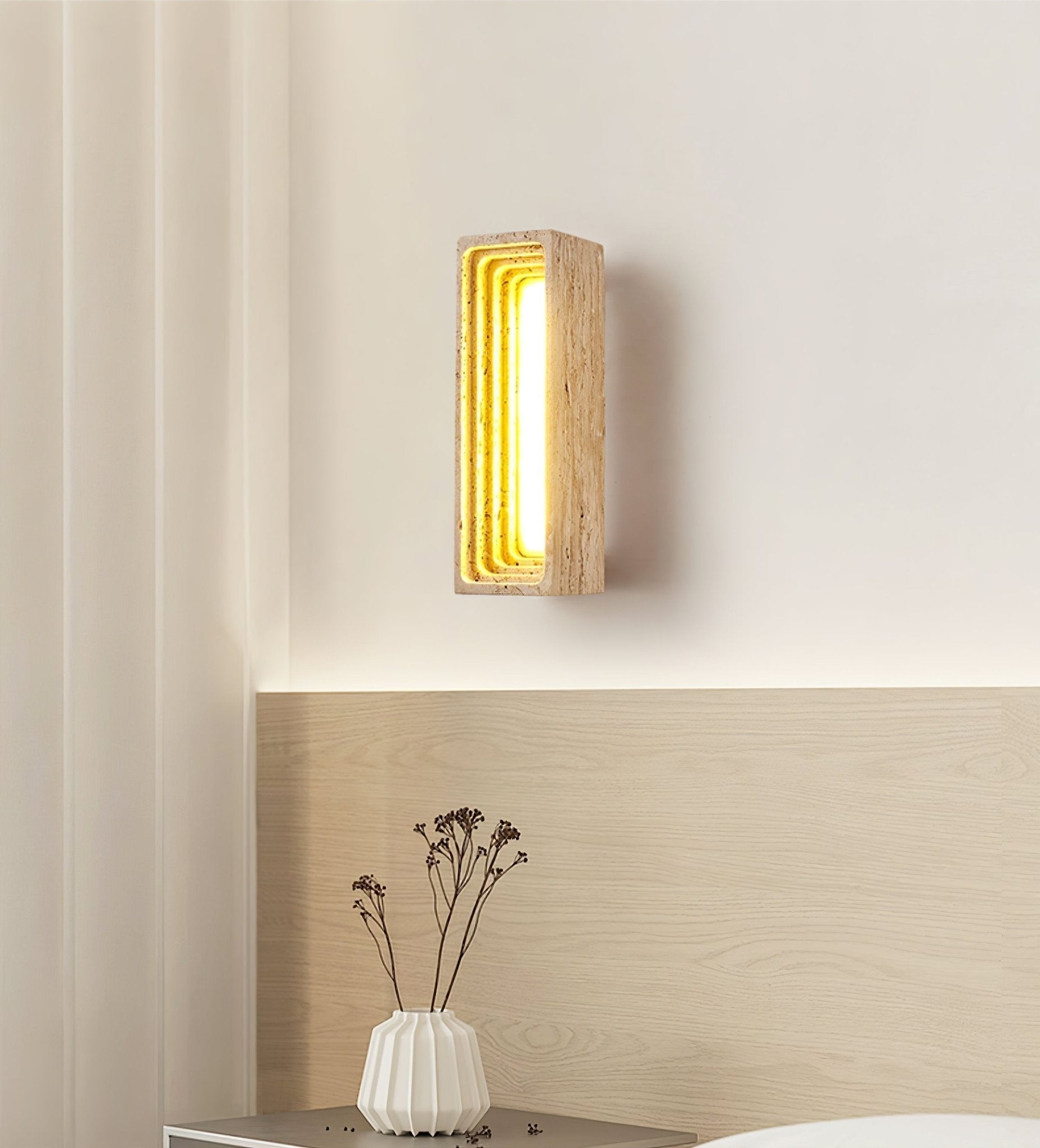Atheila Travertine Wall Light - Neutralighting