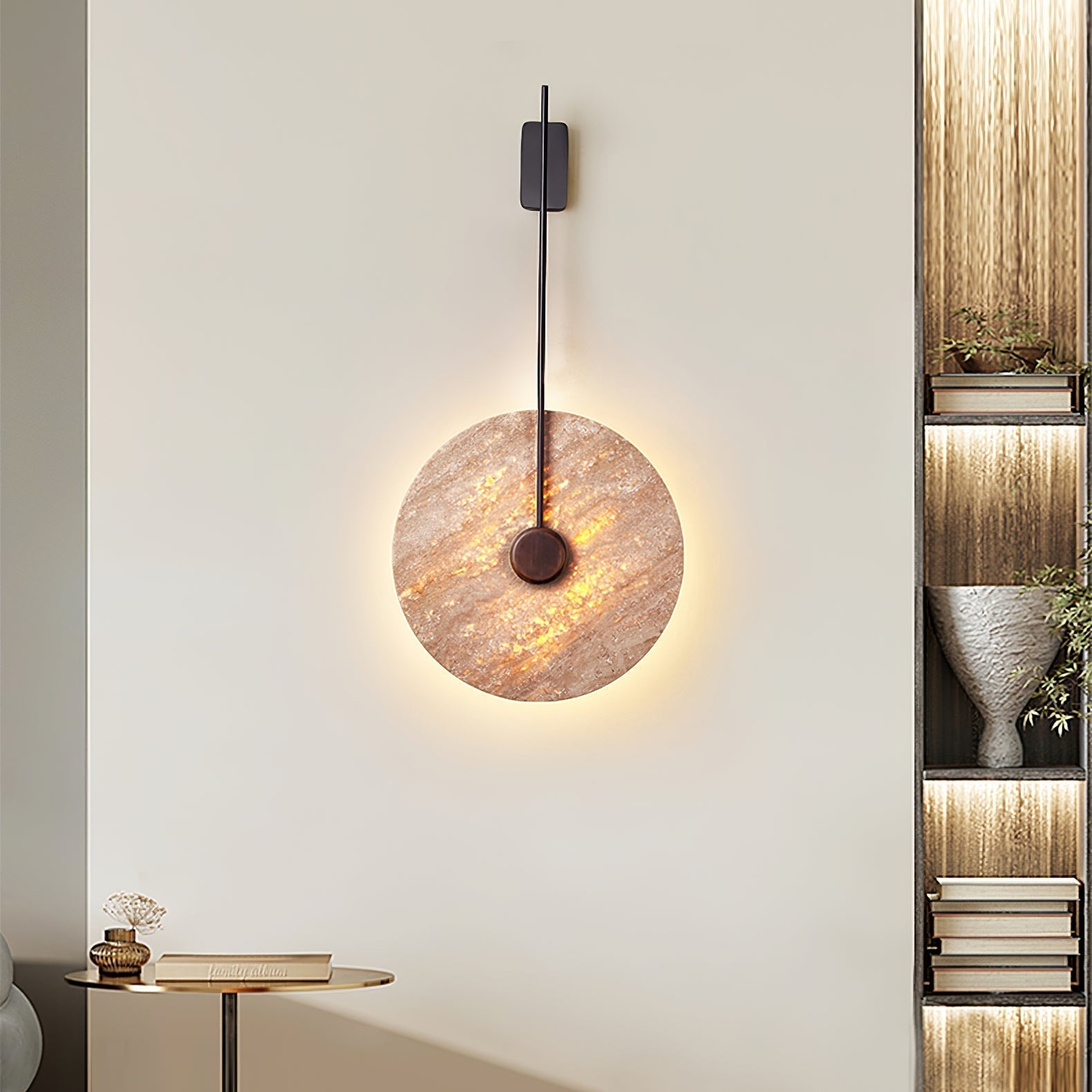 Visolia Travertine Wall Light - Neutralighting
