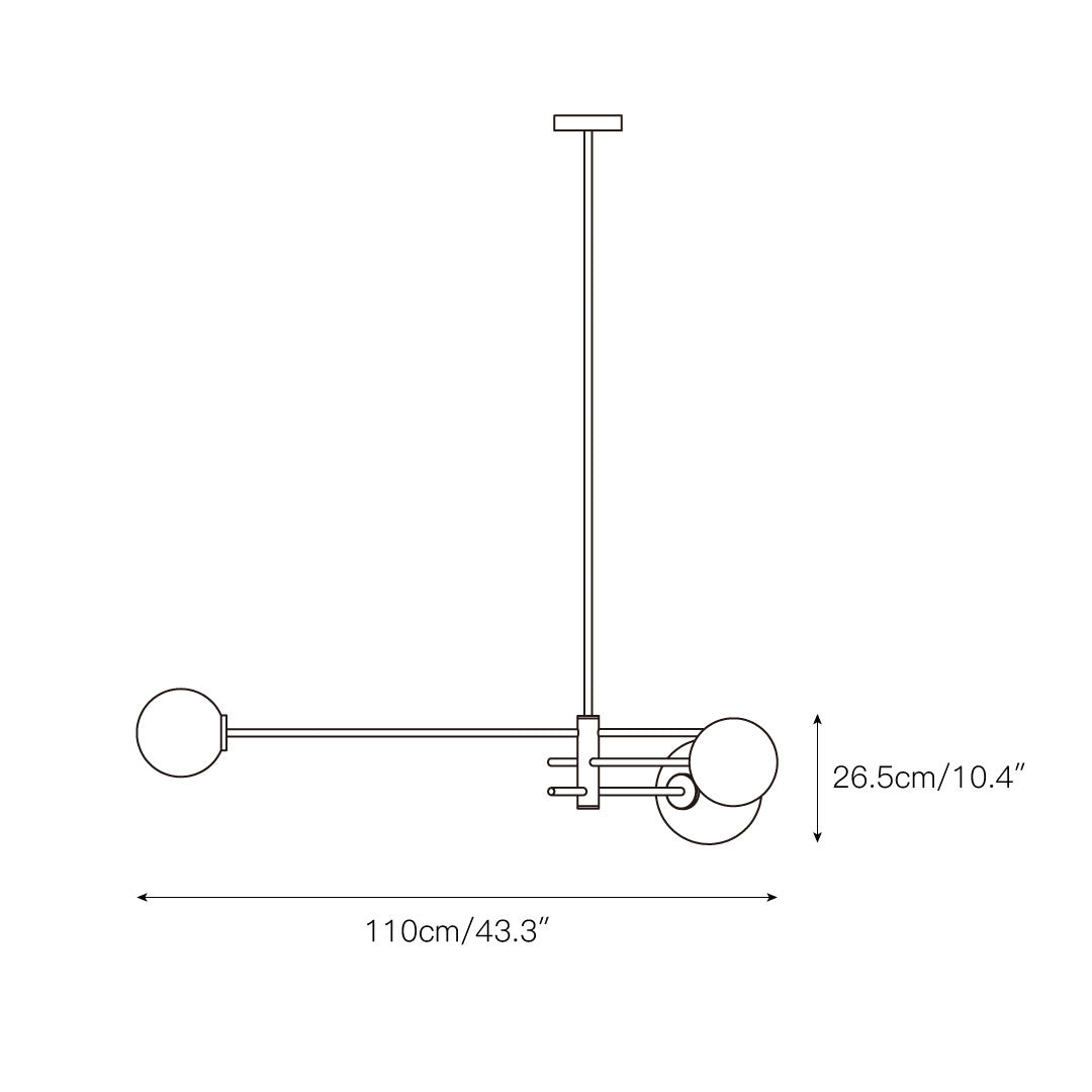 Catalel Messing Glas Kronleuchter-Letslighting