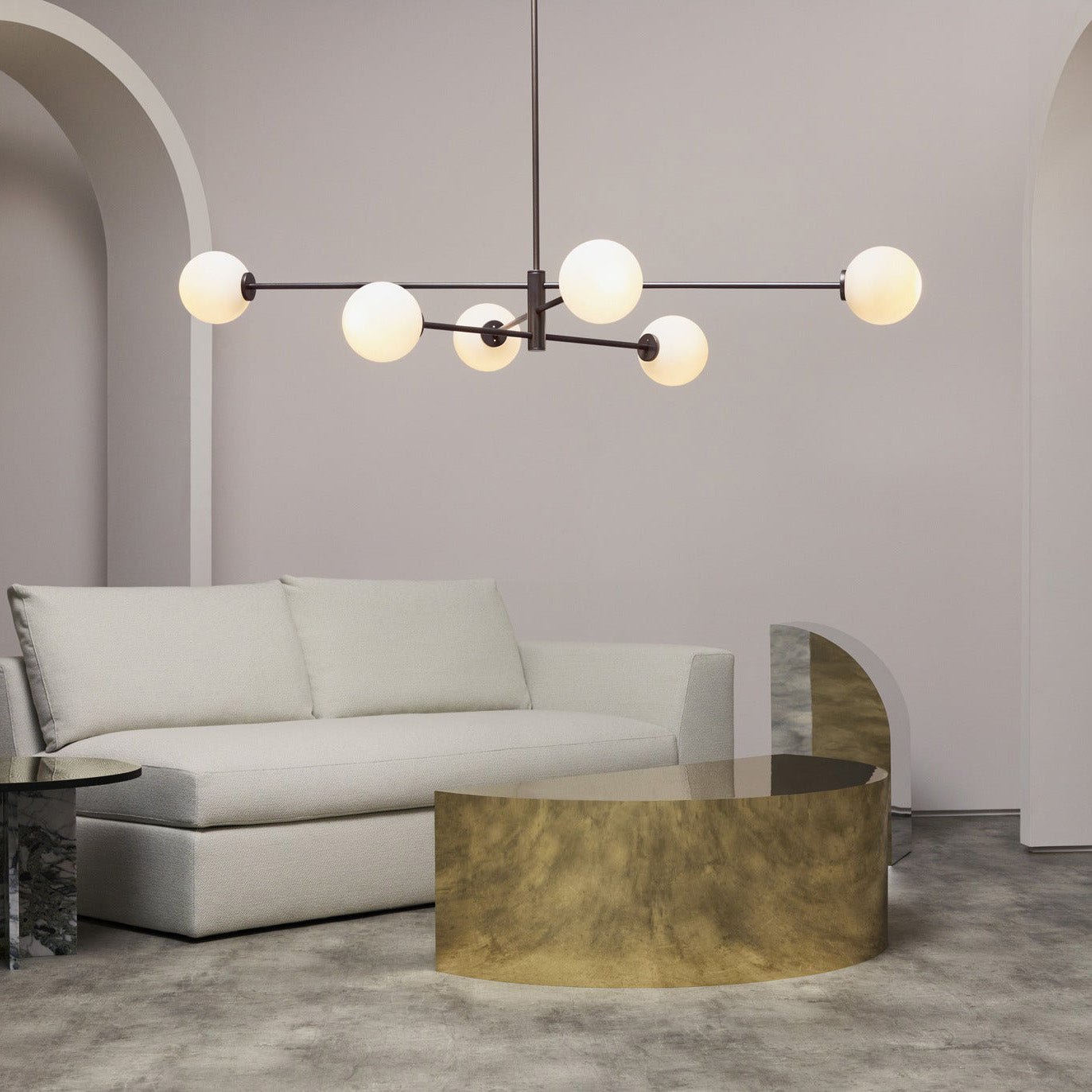 Catalel Messing Glas Kronleuchter-Letslighting