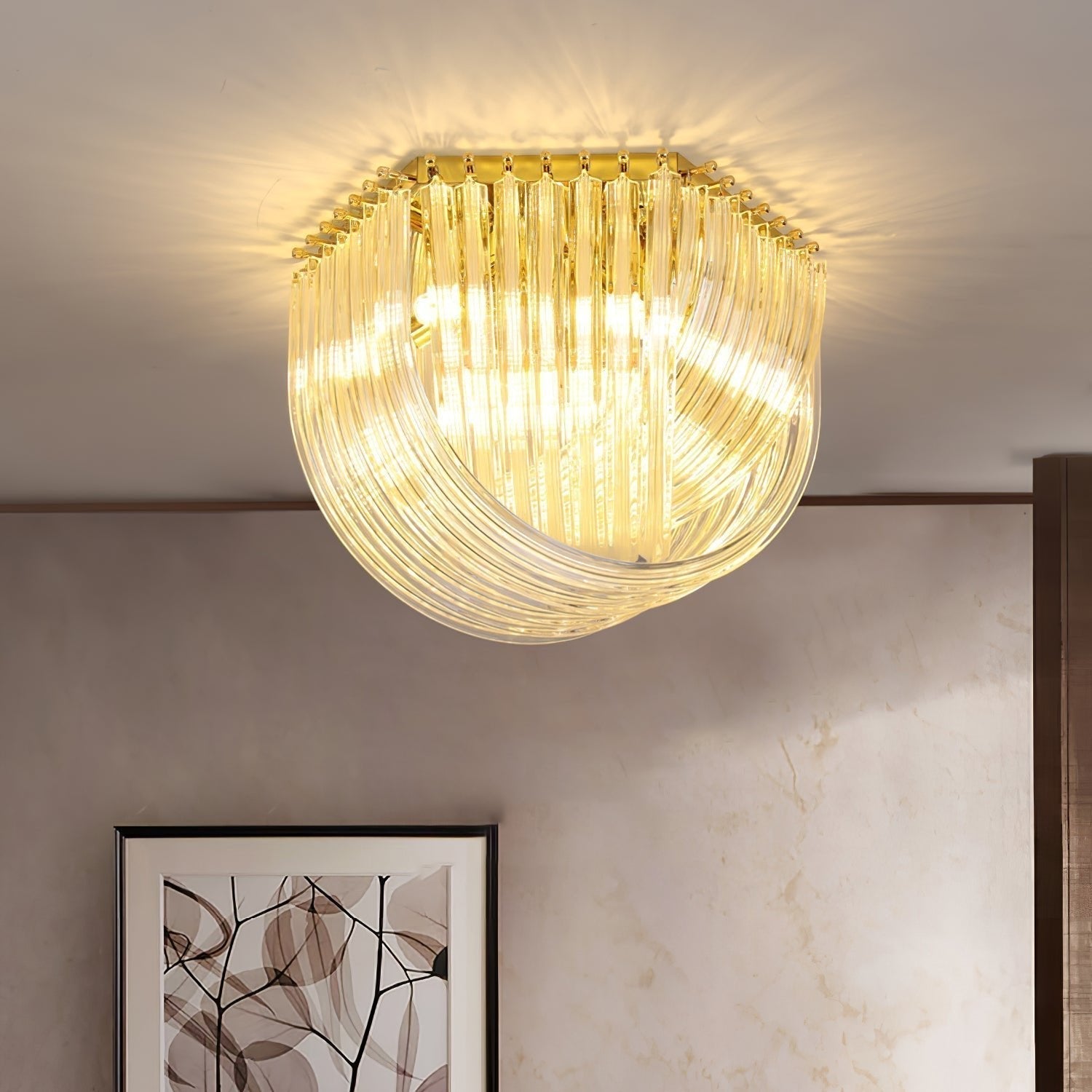Erphaa Postmoderne Luxus-Deckenleuchte aus Glas-Letslighting