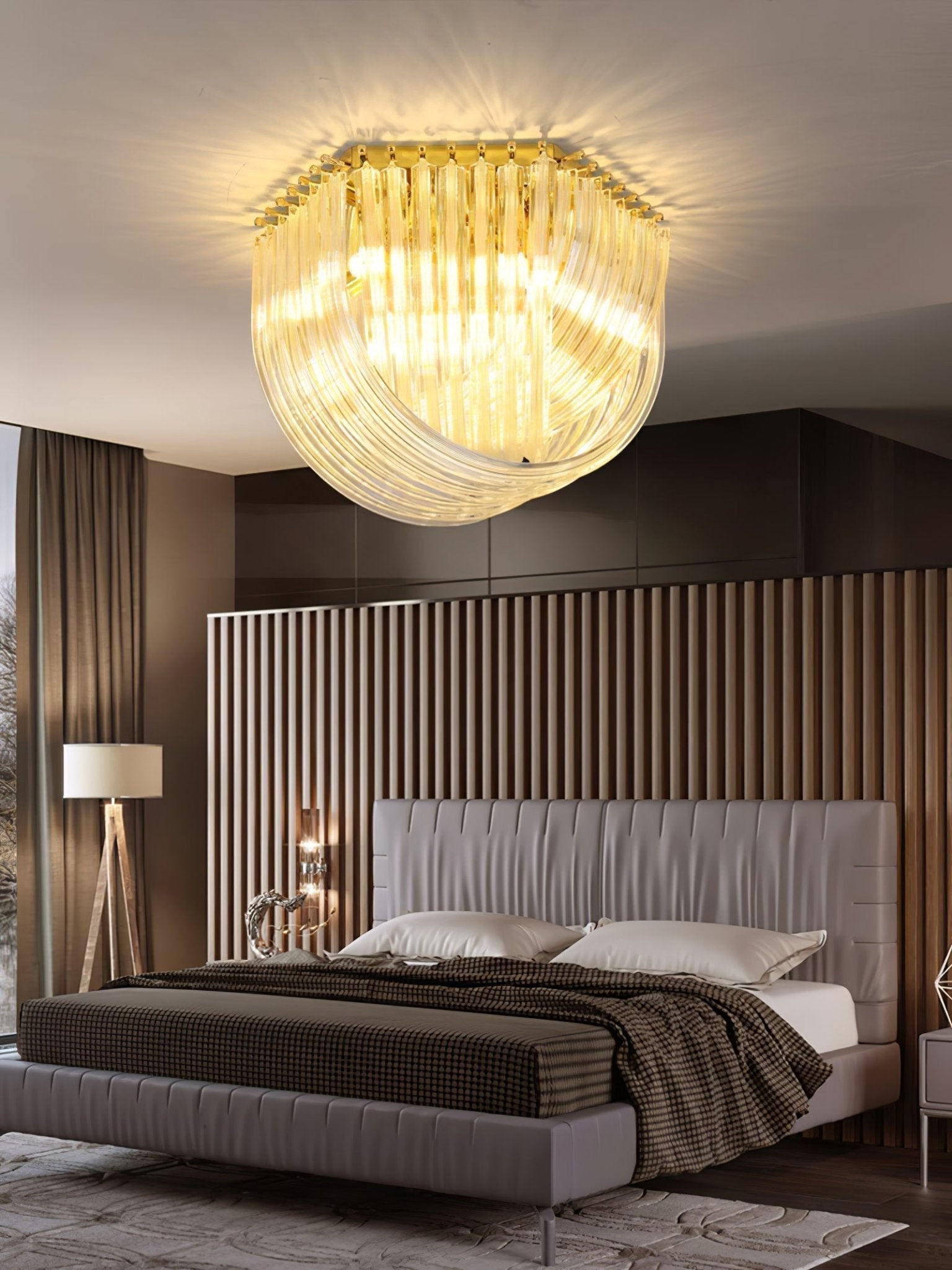 Erphaa Postmoderne Luxus-Deckenleuchte aus Glas-Letslighting