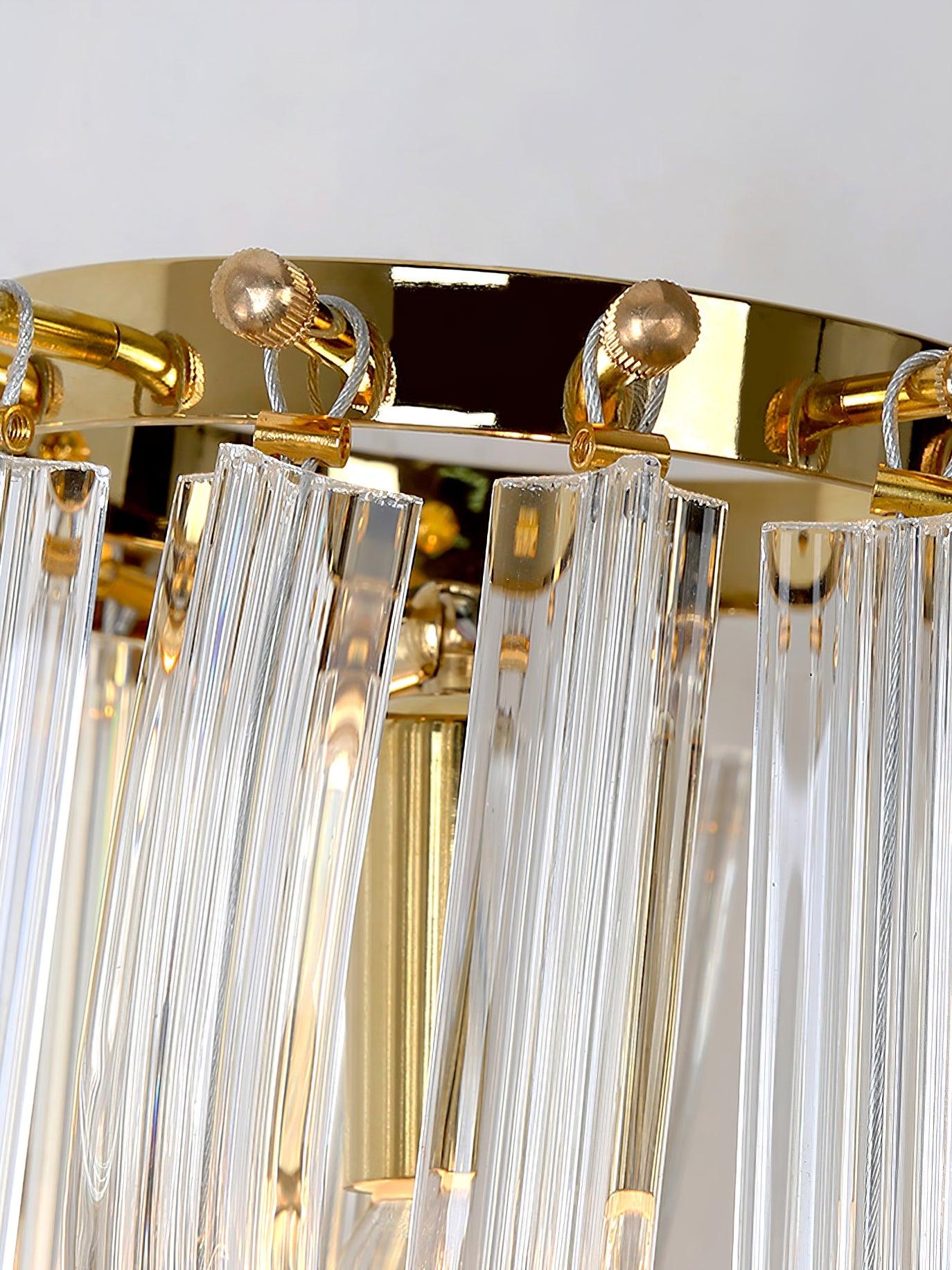 Aurora Wall Lamp Trevi Murano Glass Gold Modern Luxury - Neutralighting