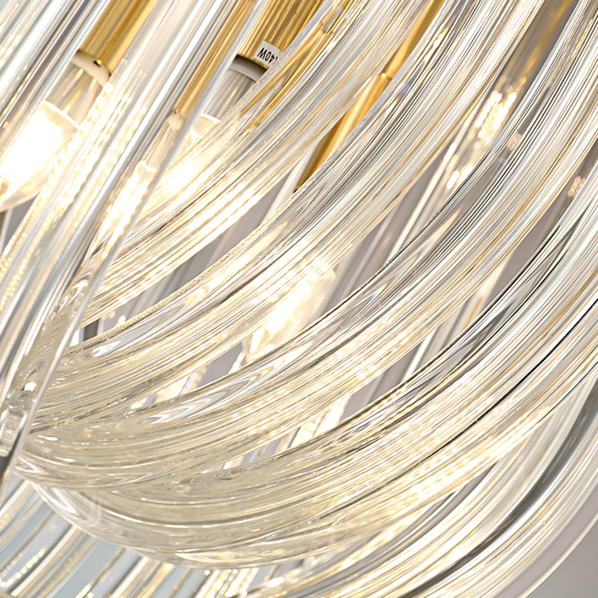 Aurora Wall Lamp Trevi Murano Glass Gold Modern Luxury - Neutralighting