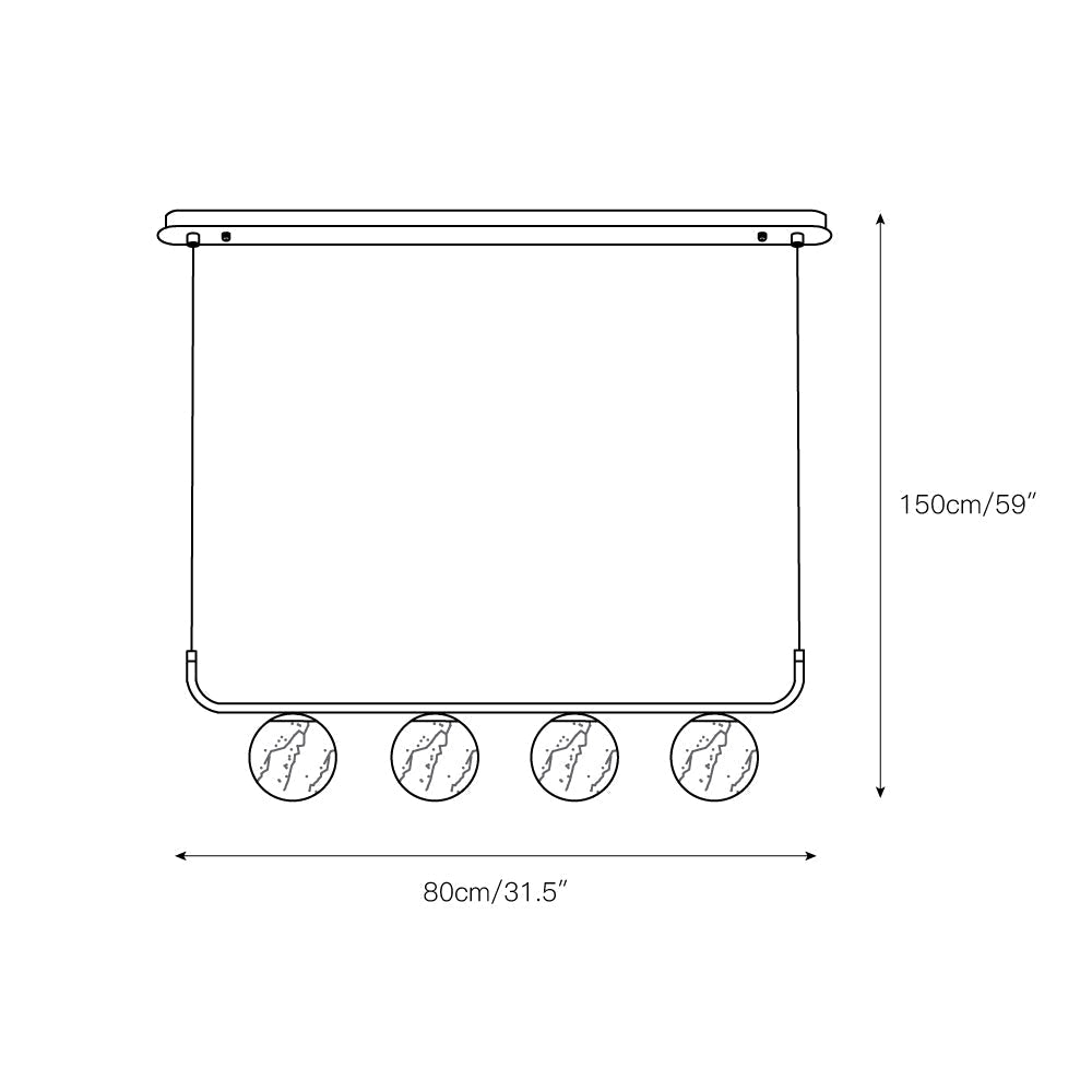 Eloryra Modern Minimalist Suspension Alabaster Pendant Lamp - Letslighting
