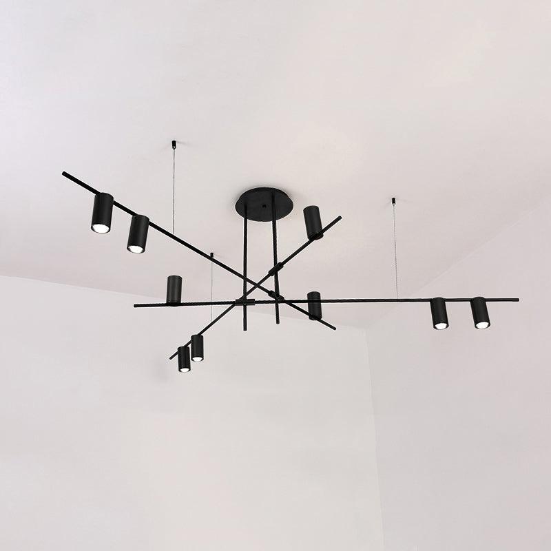 Lustra Kronleuchter Tribes Messing Linear Zylinder-Letslighting