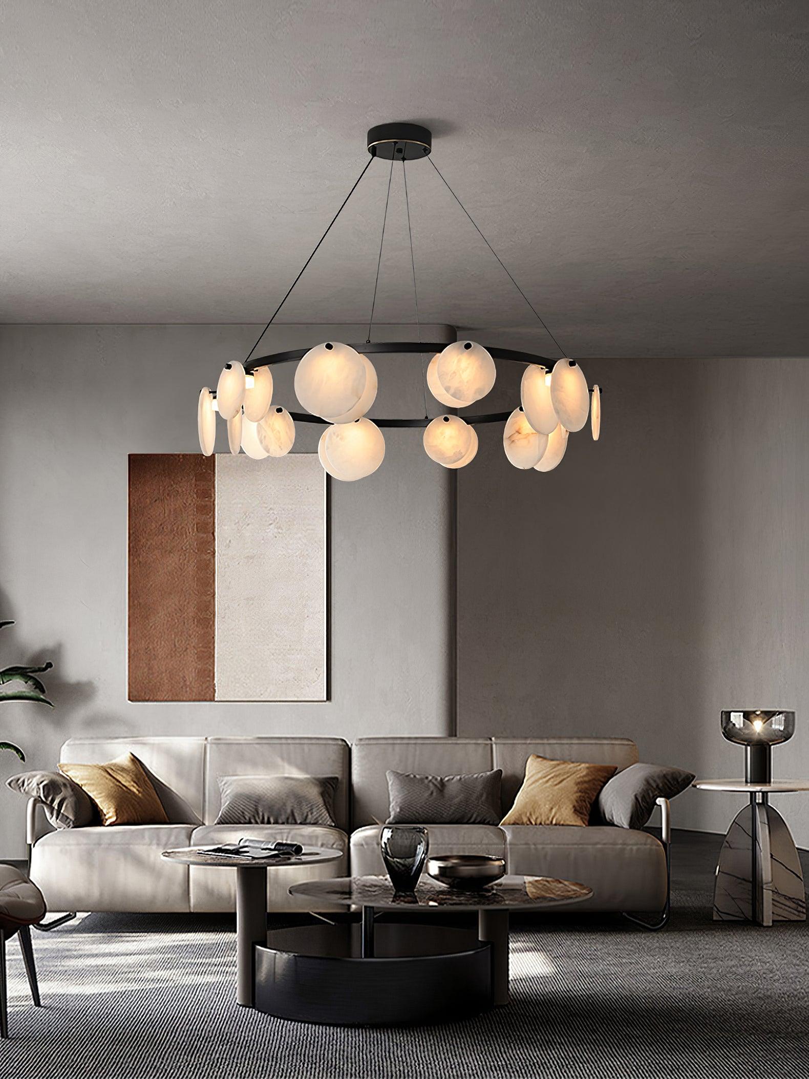 Olveneth Alabaster Chandelier - Neutralighting