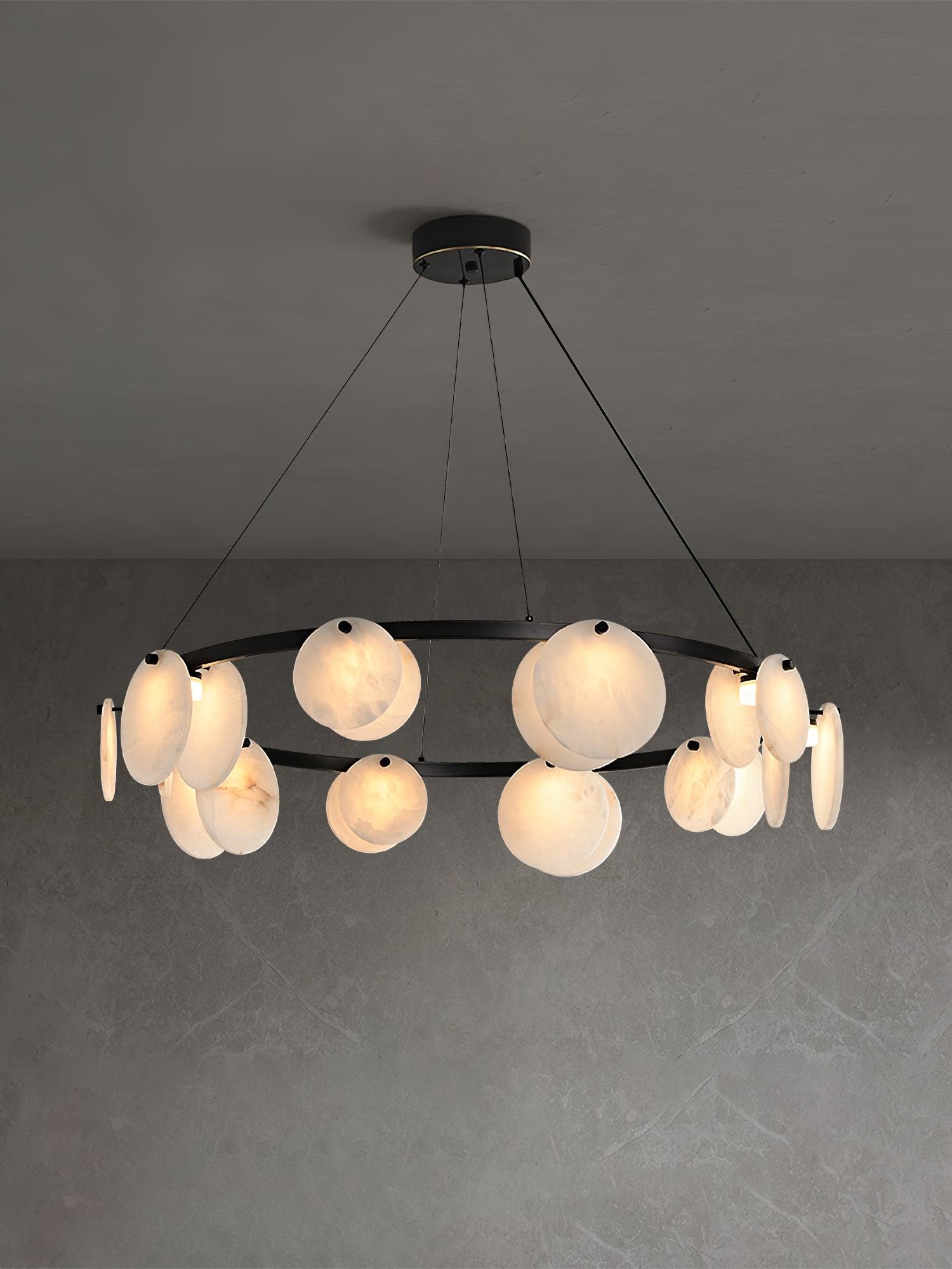 Olveneth Alabaster Chandelier - Neutralighting