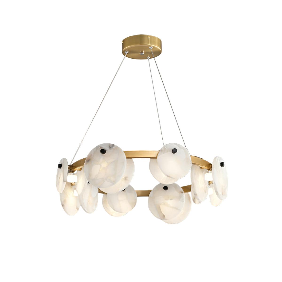 Olveneth Alabaster Chandelier - Neutralighting