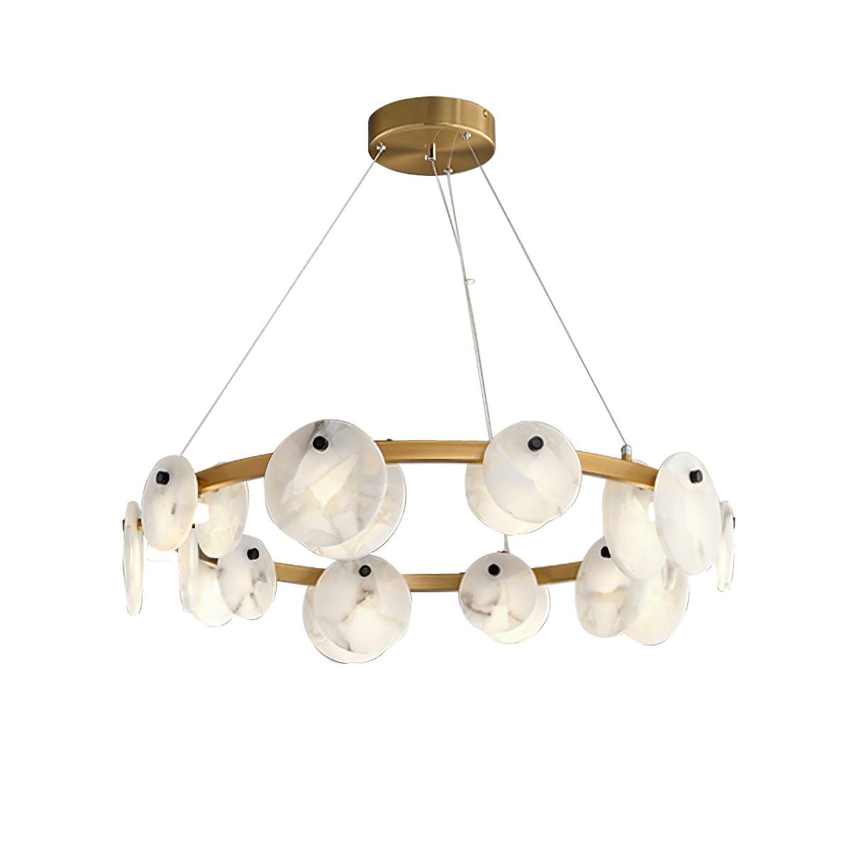 Olveneth Alabaster Chandelier - Neutralighting