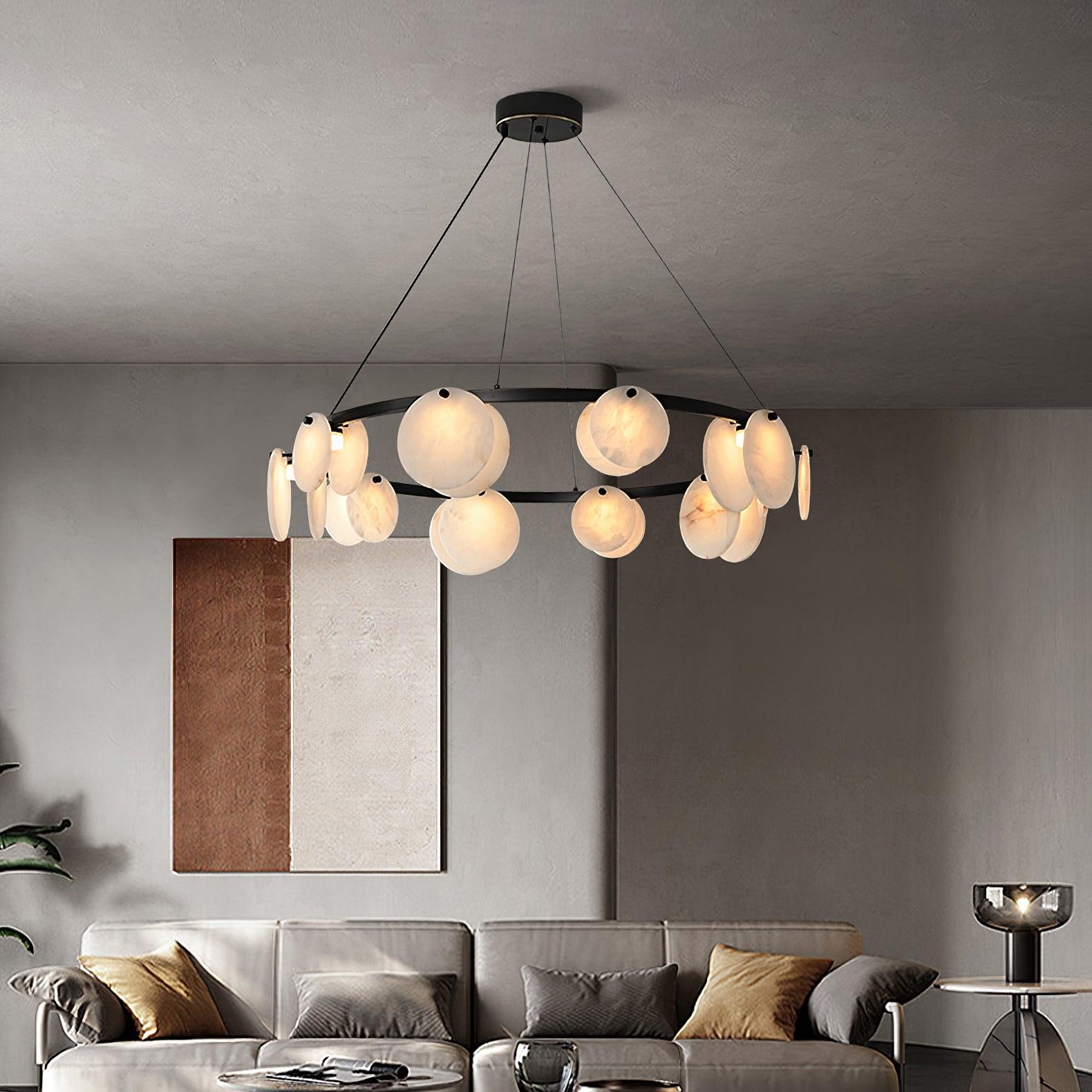 Olveneth Alabaster Chandelier - Neutralighting